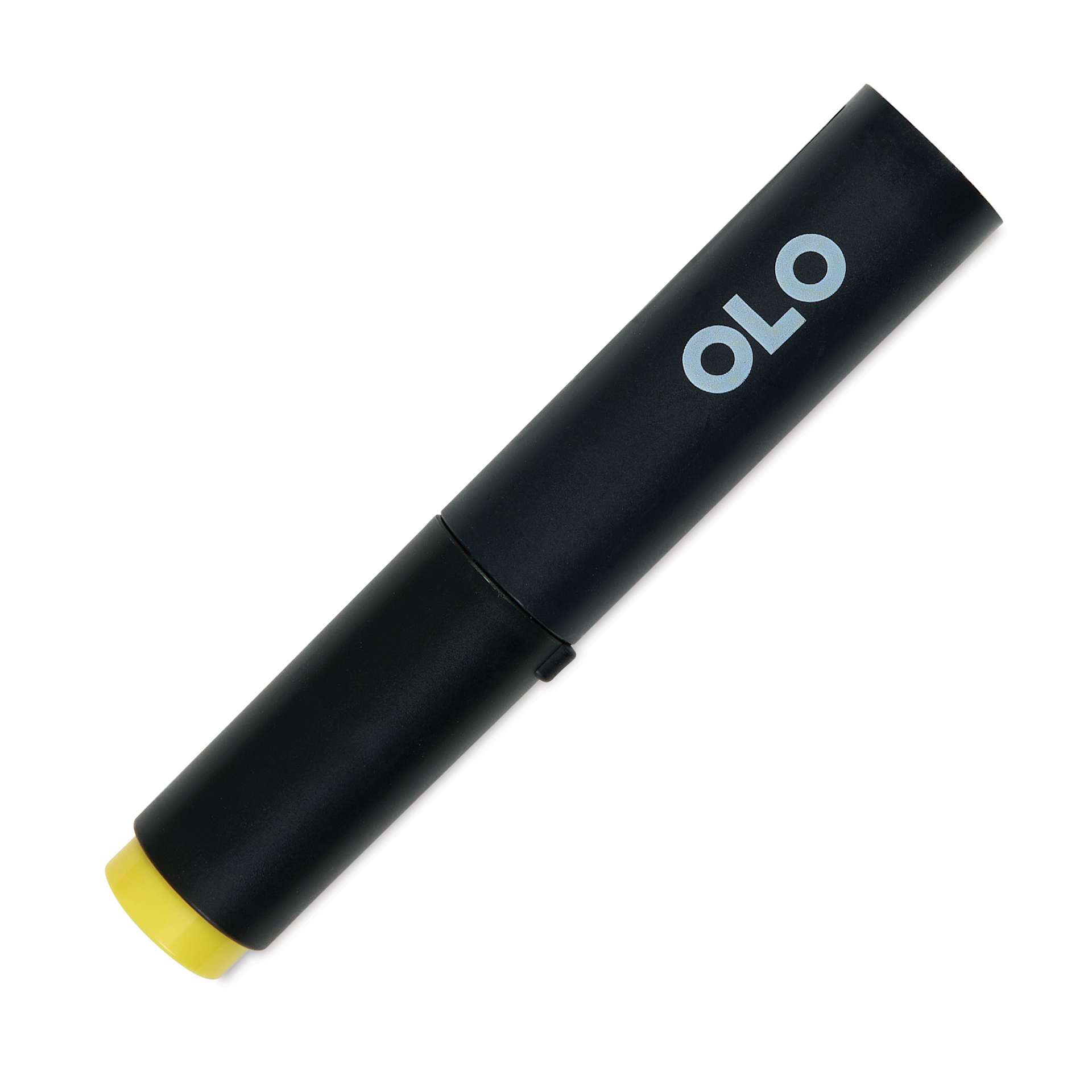 Olo Brush-Tip Half Marker - Y1.2 Light Yellow with cap on