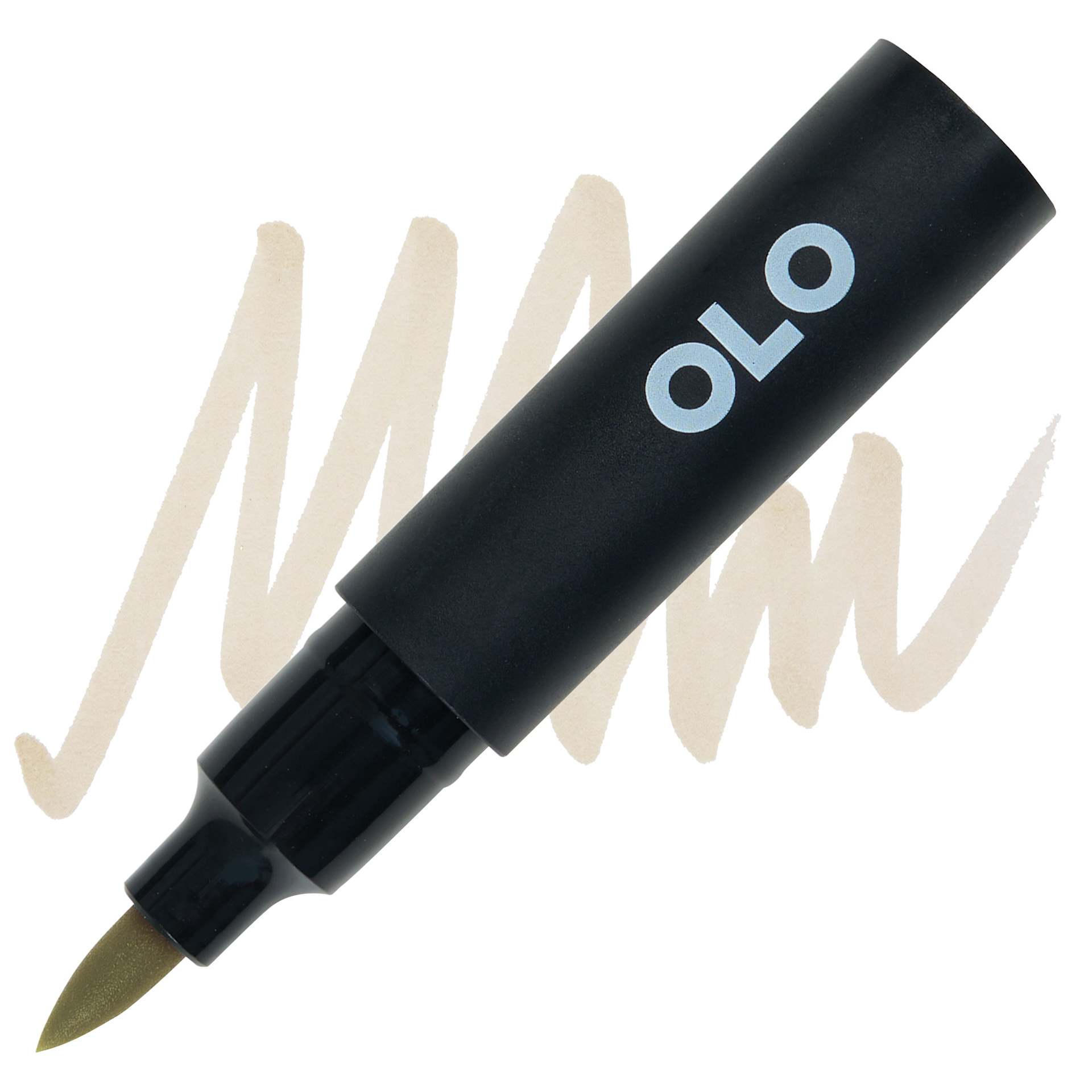 Olo Brush-Tip Half Marker - YG8.3 Lichen marker and swatch