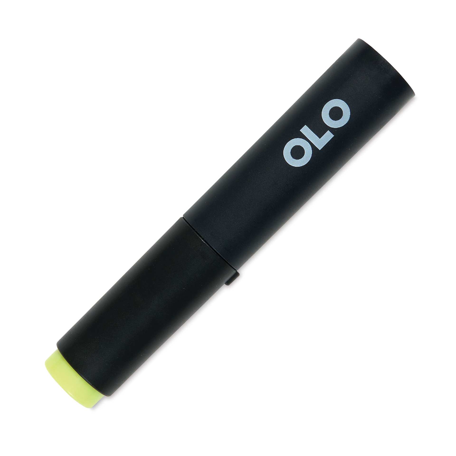 Olo Brush-Tip Half Marker - YG2.1 Brimstone front with cap on