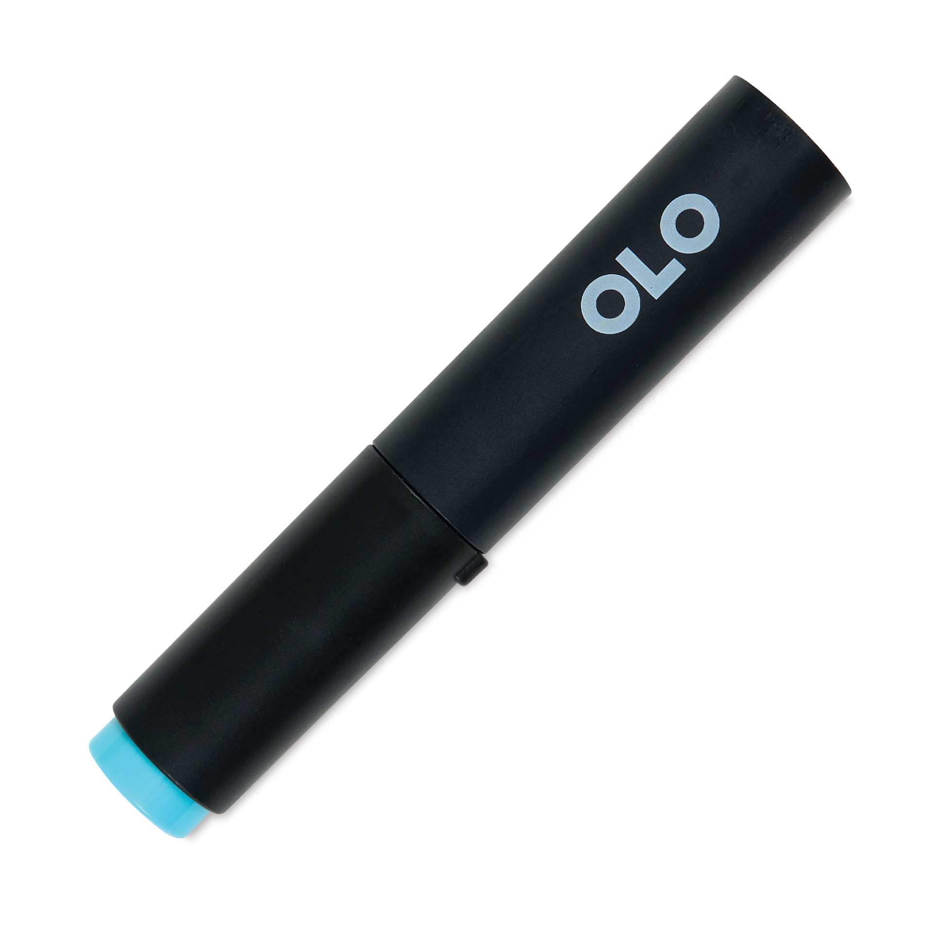 Olo Brush-Tip Half Marker - B2.2 Sky with cap on