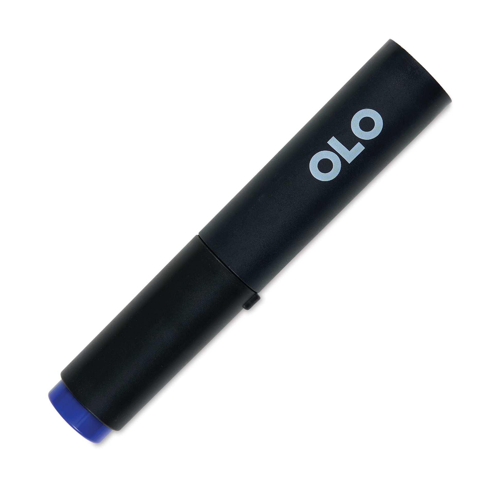 Olo Brush-Tip Half Marker - B0.7 Ultramarine with cap on