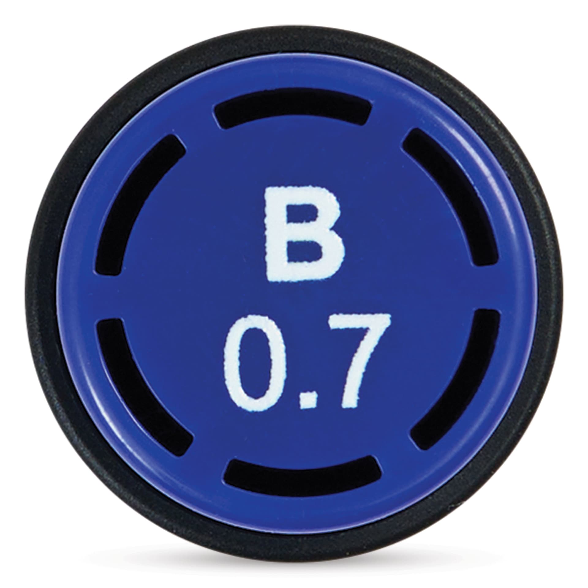 Olo Brush-Tip Half Marker - B0.7 Ultramarine end of cap