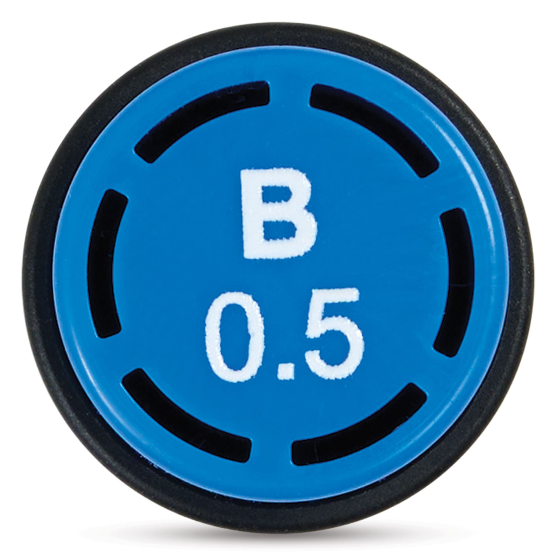 Olo Brush-Tip Half Marker - B0.5 Blue Sapphire end of cap