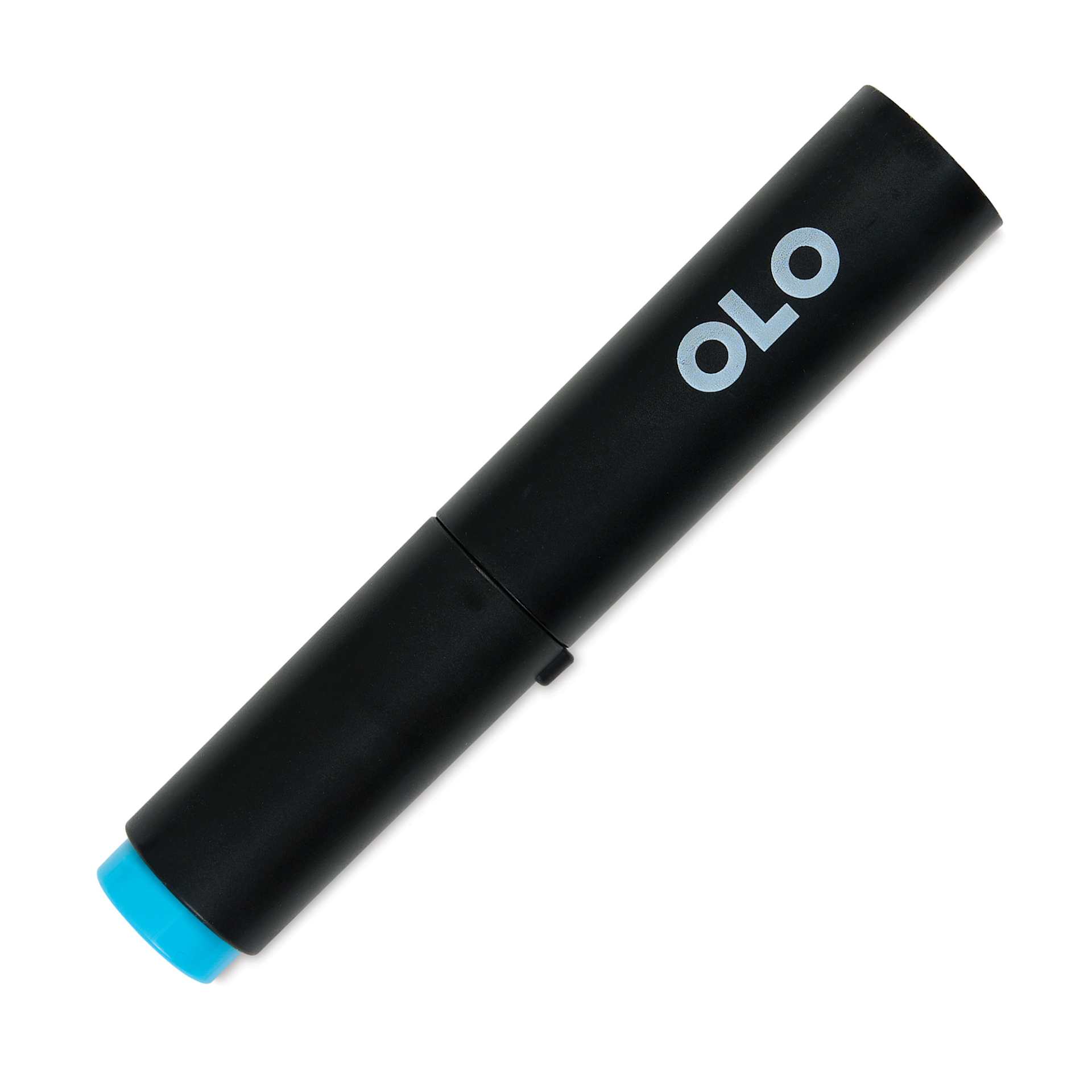 Olo Brush-Tip Half Marker - B2.4 Bluebird front with cap on