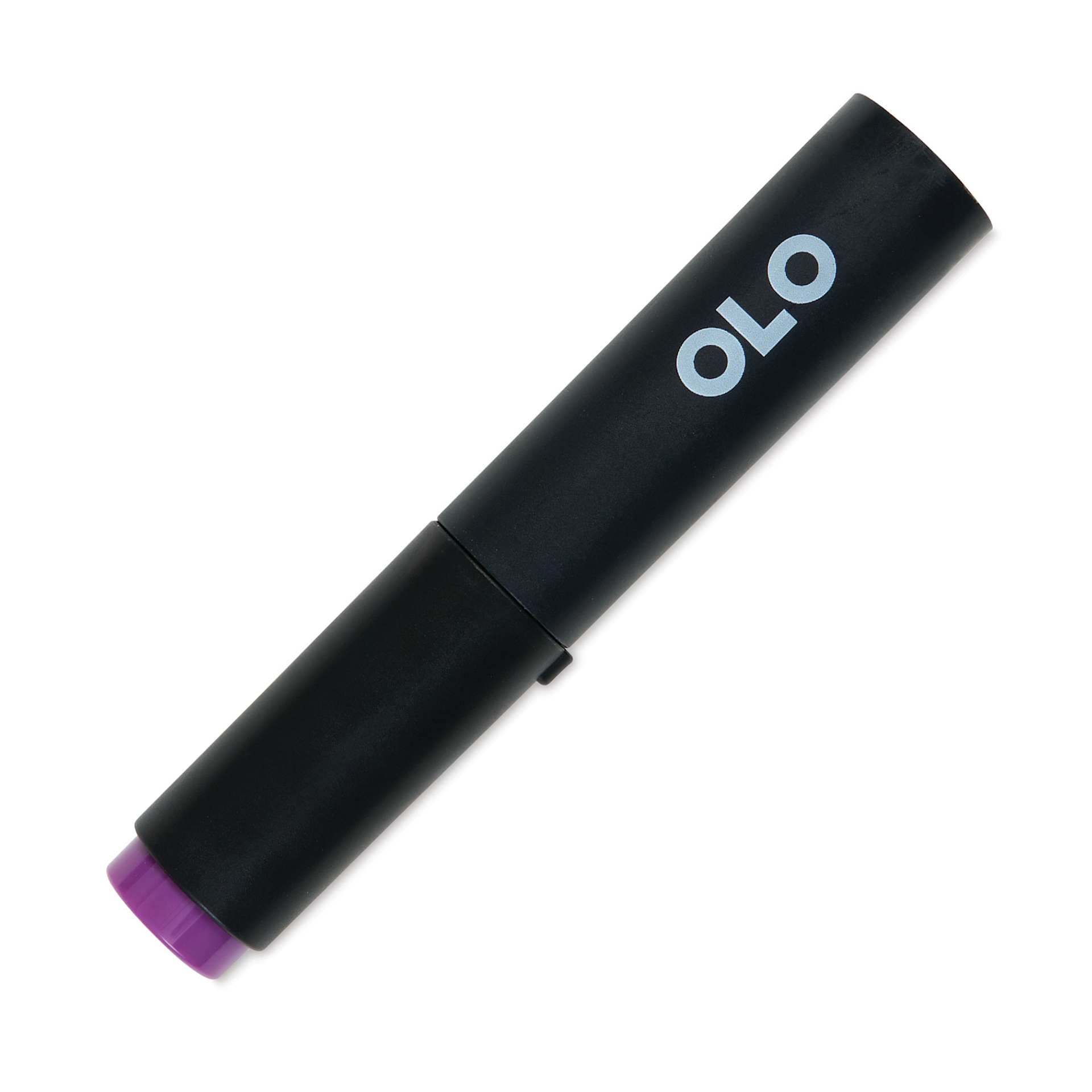 Olo Brush-Tip Half Marker - V1.6 Petunia with cap on