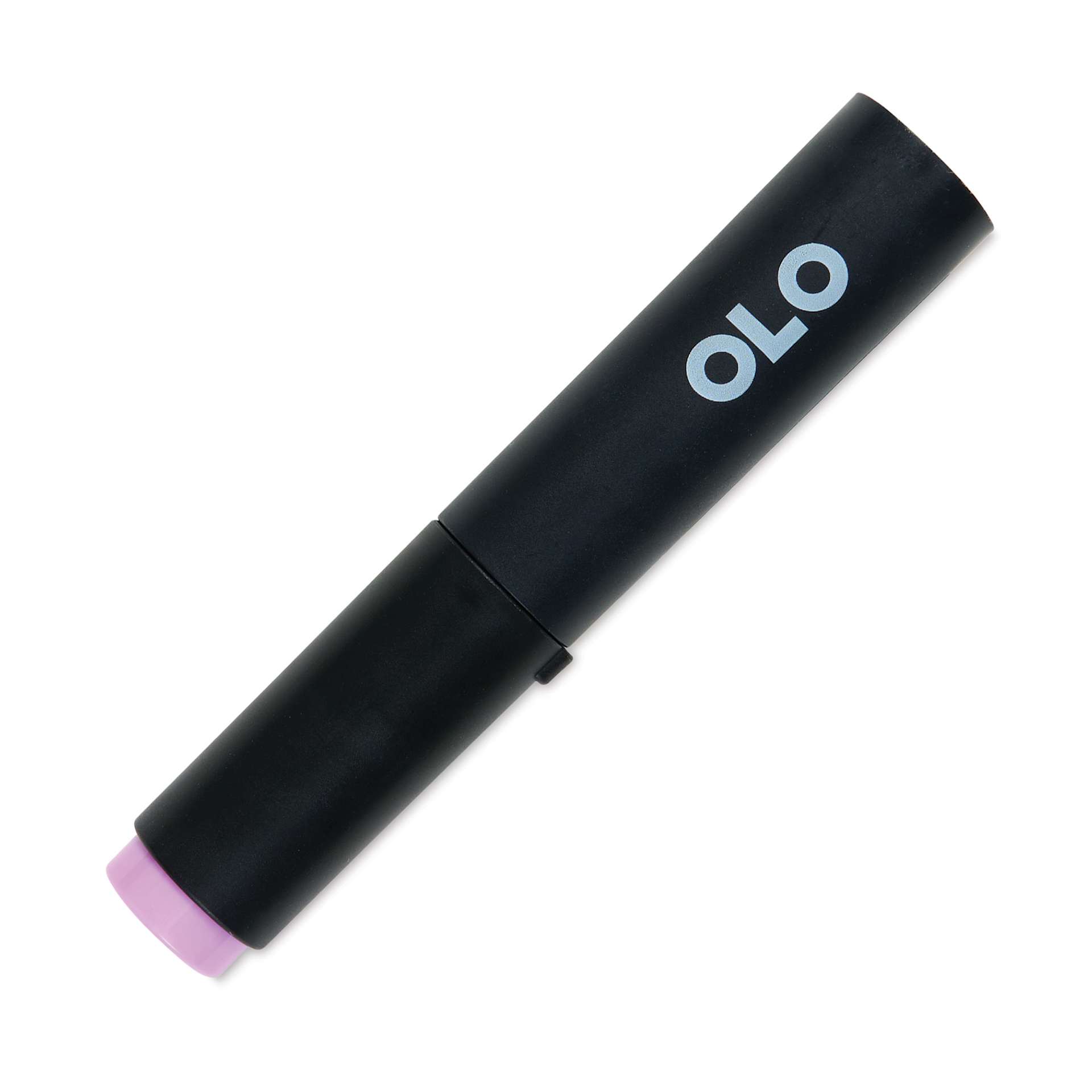 Olo Brush-Tip Half Marker - V2.3 Beautyberry front with cap on