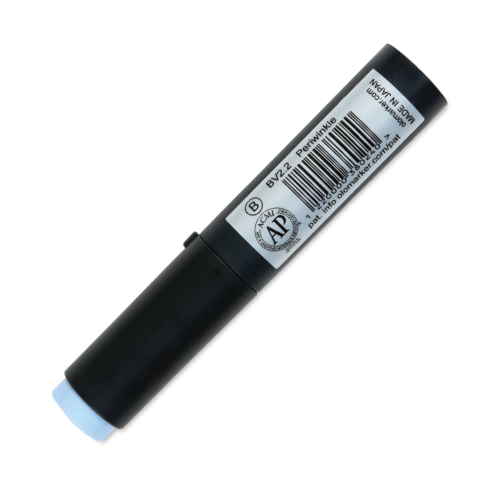Olo Brush-Tip Half Marker - BV2.2 Periwinkle back with cap on