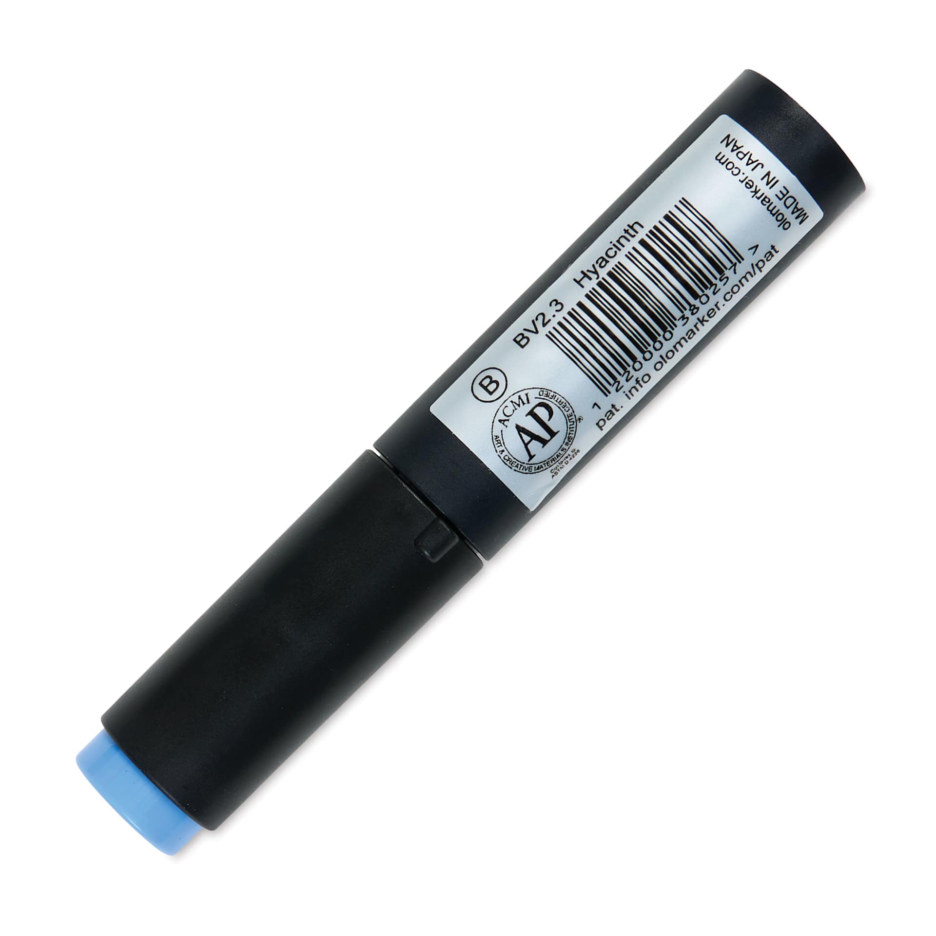 Olo Brush-Tip Half Marker - BV2.3 Hyacinth back with cap on