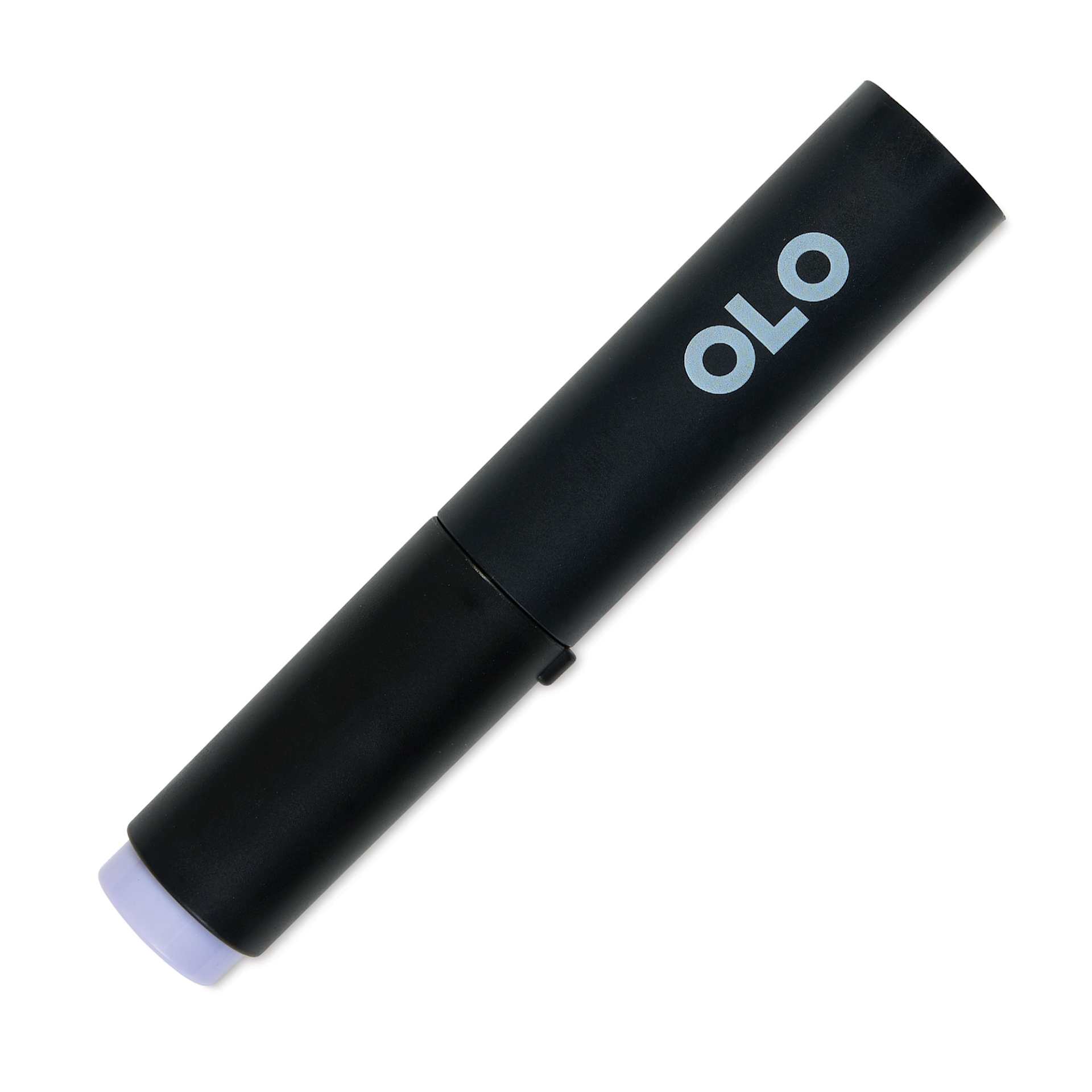 Olo Brush-Tip Half Marker - BV4.2 Bellflower front with cap on
