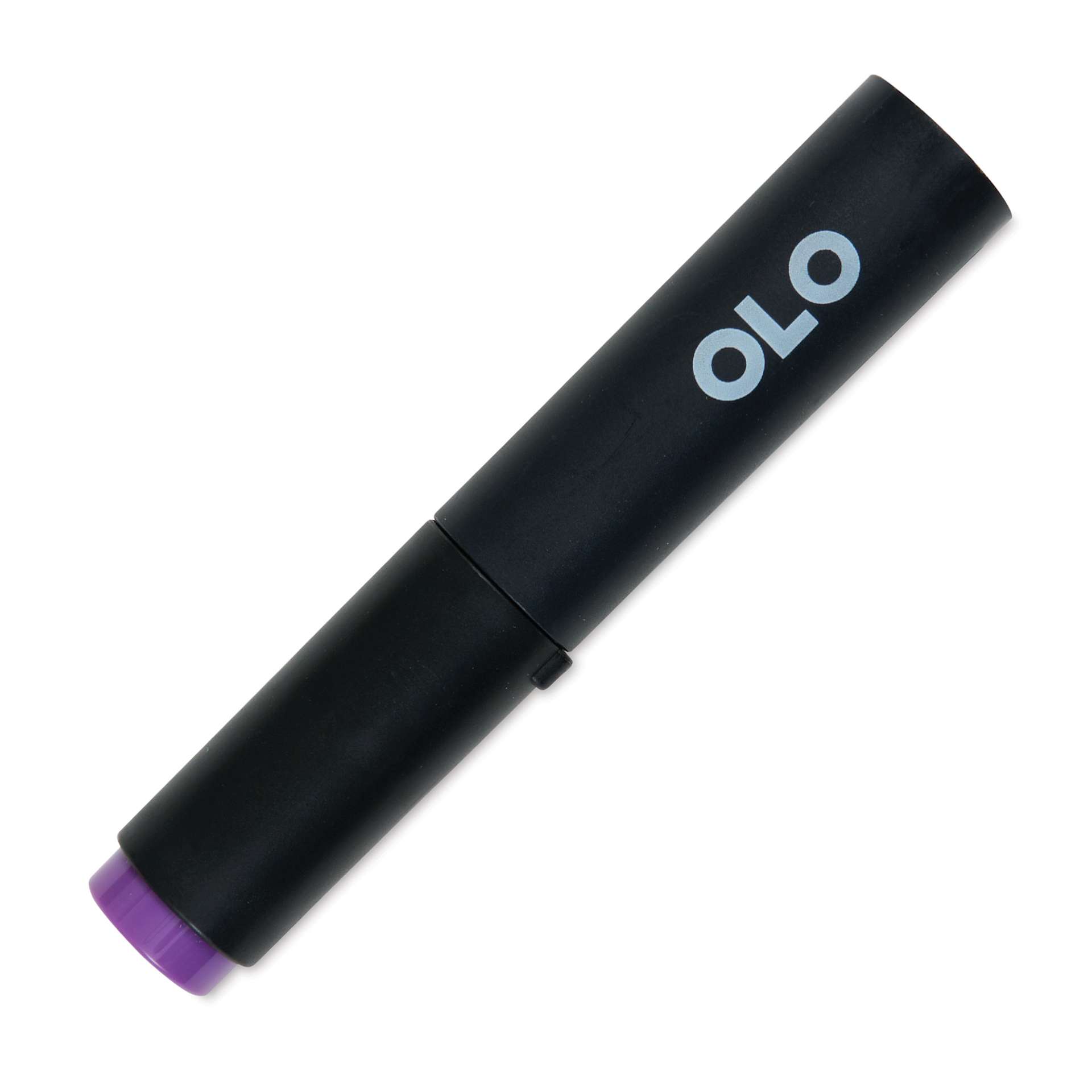 Olo Brush-Tip Half Marker - V2.6 Royal Purple with cap on