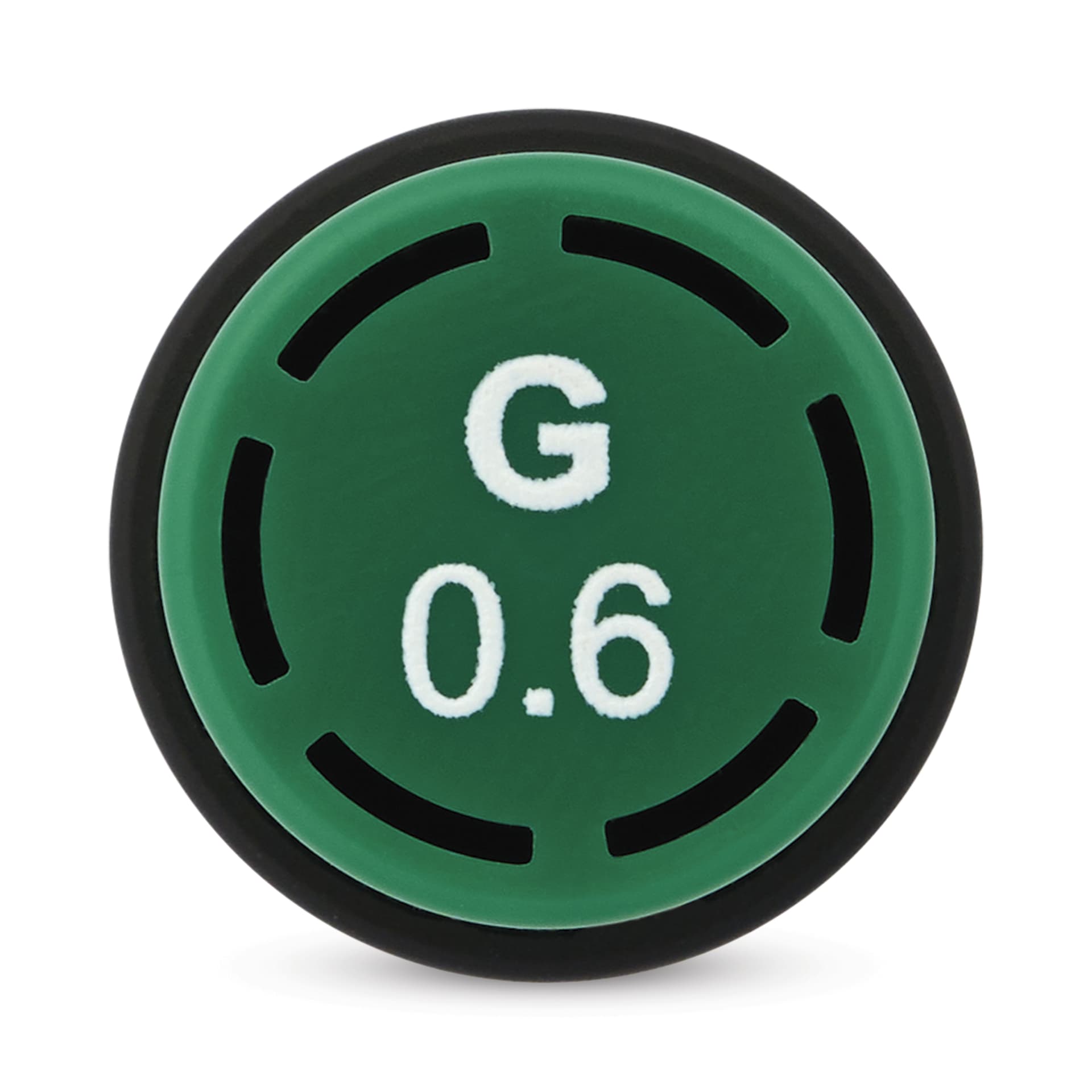 Olo Brush-Tip Half Marker - G0.6, Emerald - end of cap
