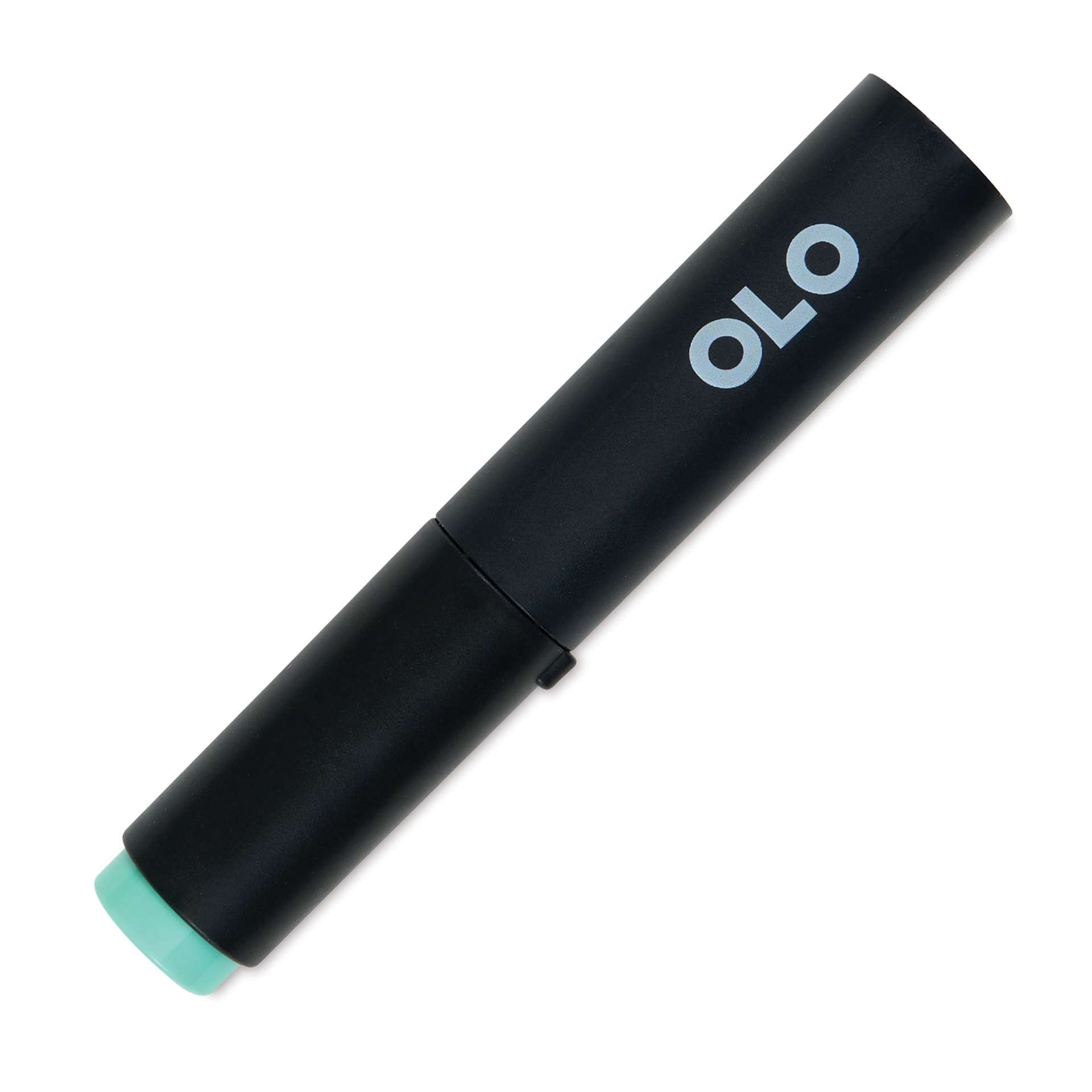 Olo Marker - Aqua Green BG2.3 front with cap on
