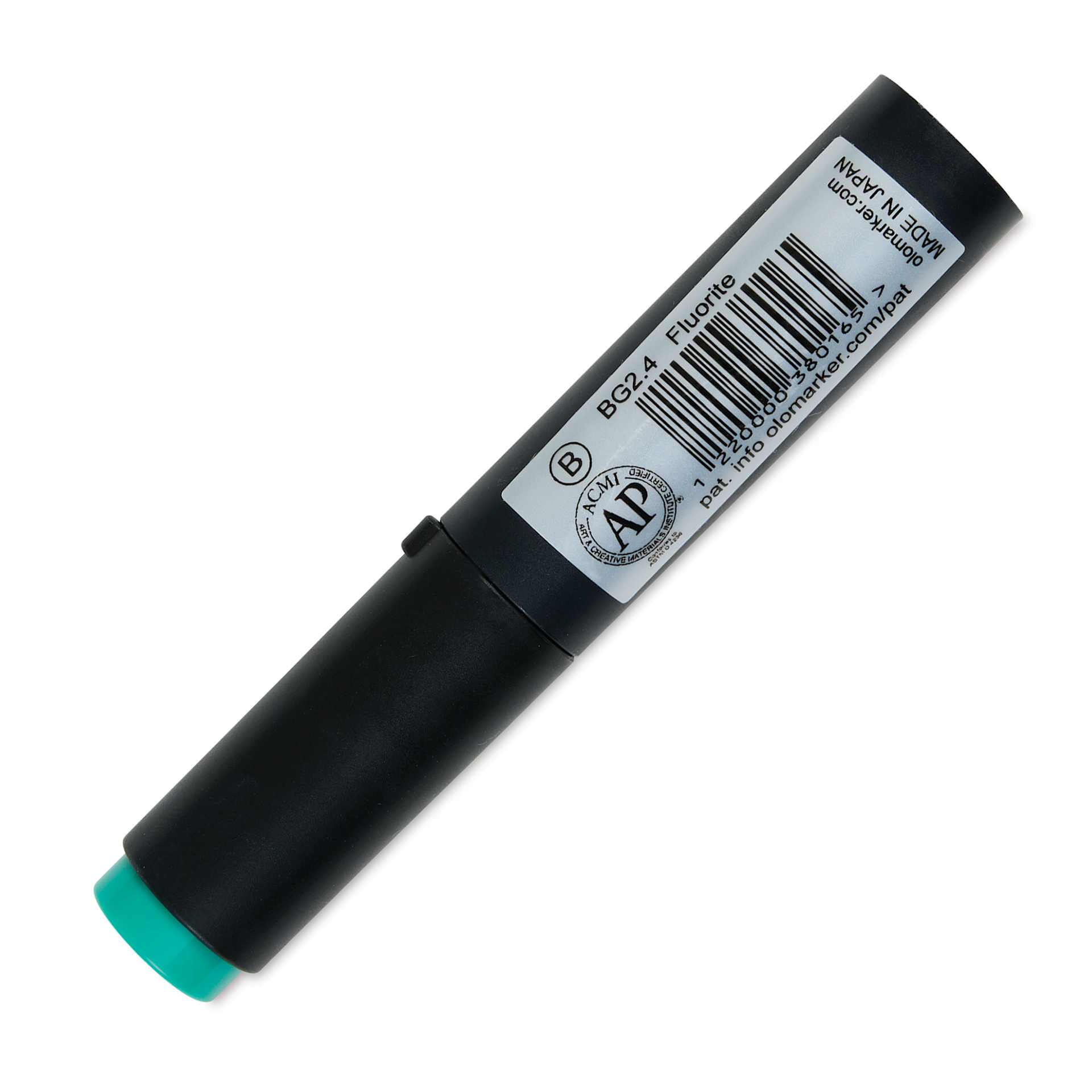 Olo Brush-Tip Half Marker - BG2.4 Fluorite back with cap on