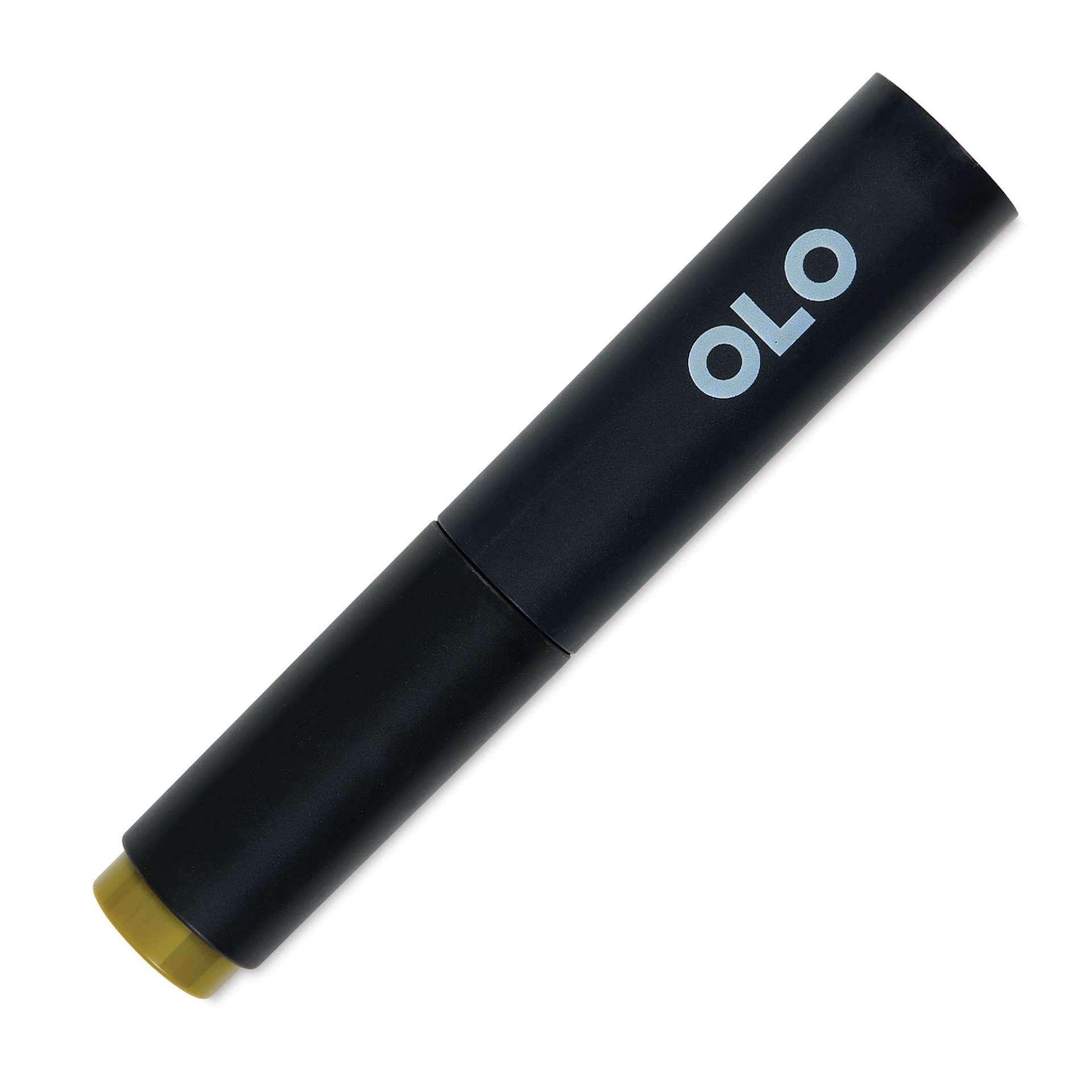 Olo Brush-Tip Half Marker - Y8.6 Fennel Seed front with cap on