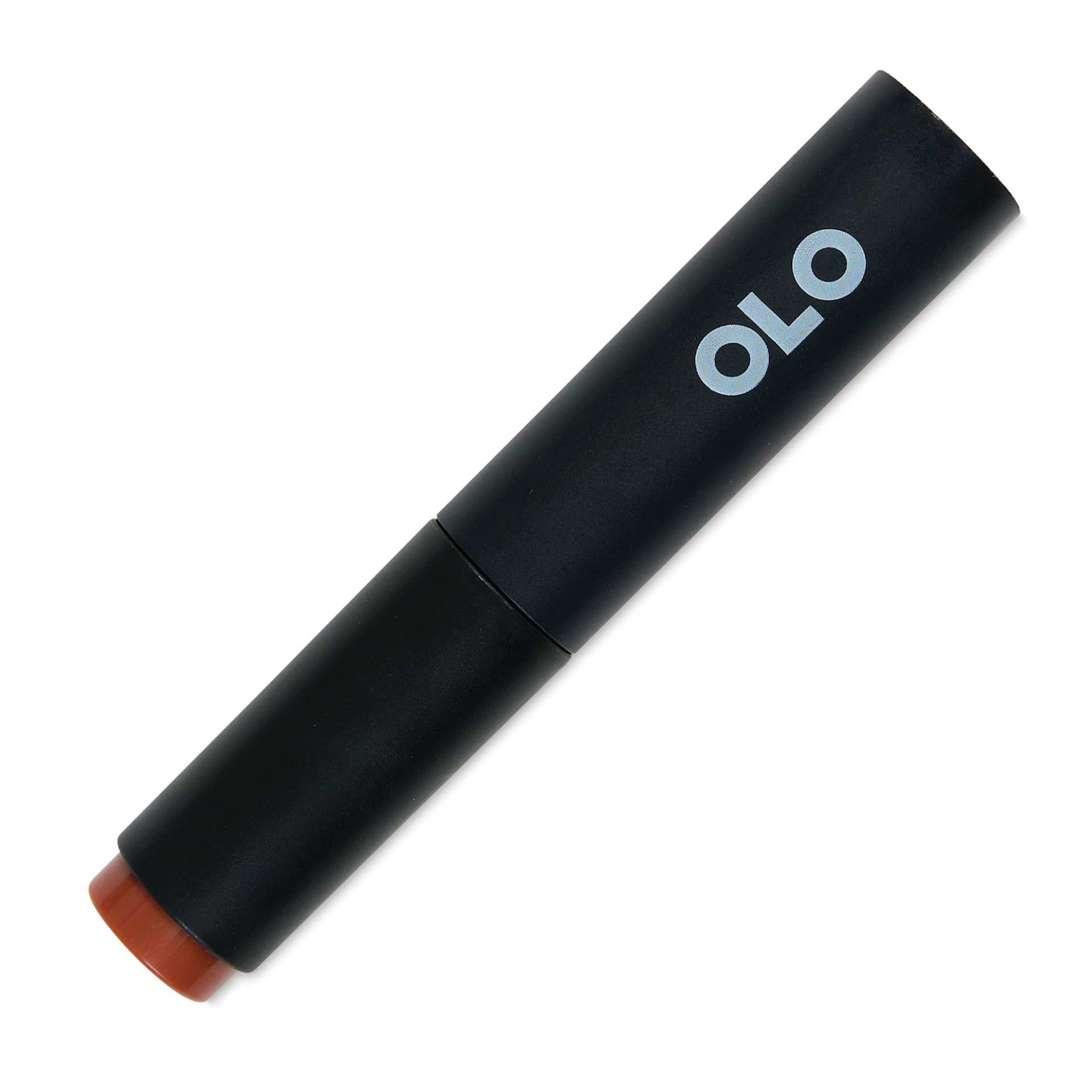 Olo Brush-Tip Half Marker -  O2.7 Cinnamon front with cap on
