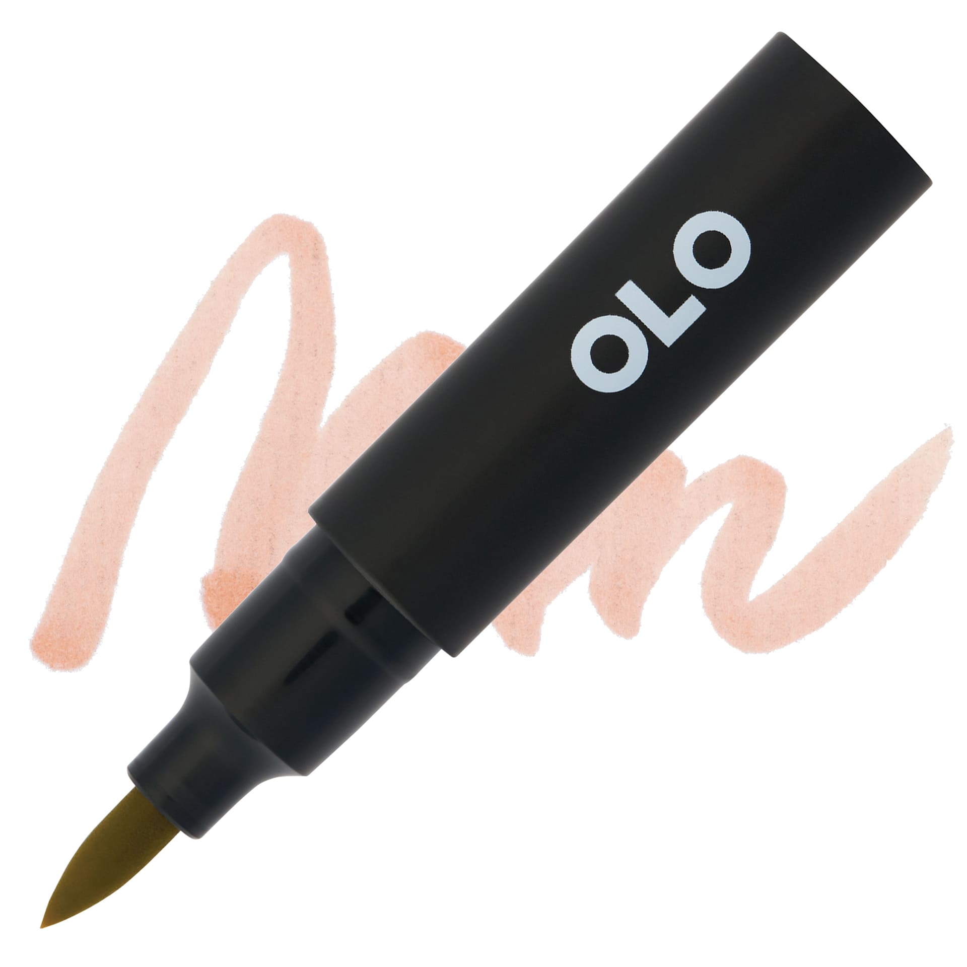 Olo Brush-Tip Half Marker - O4.1, Chihuahua - Marker and Swatch