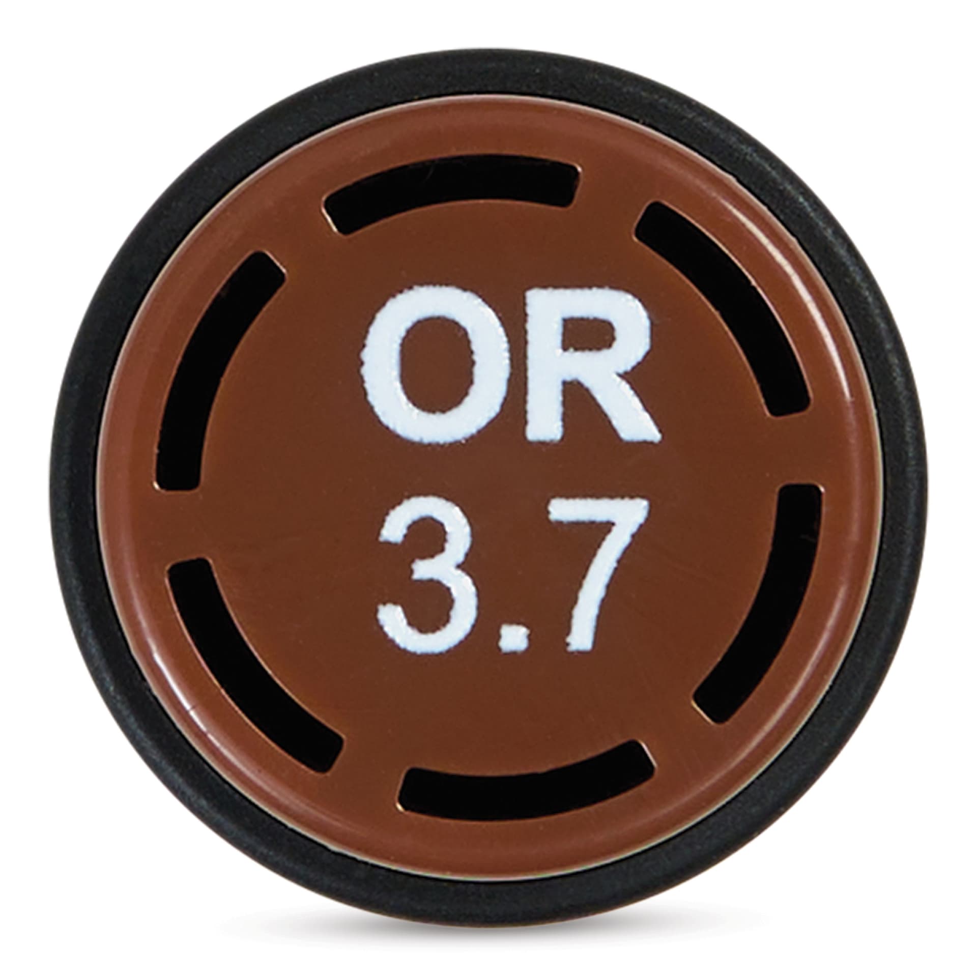 Olo Brush-Tip Half Marker - OR3.7 Mocha end of cap