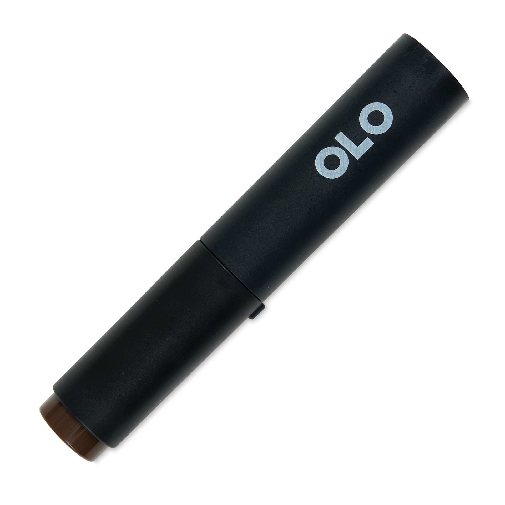 Olo Brush-Tip Half Marker -  OR4.8 Cacao Bean front with cap on
