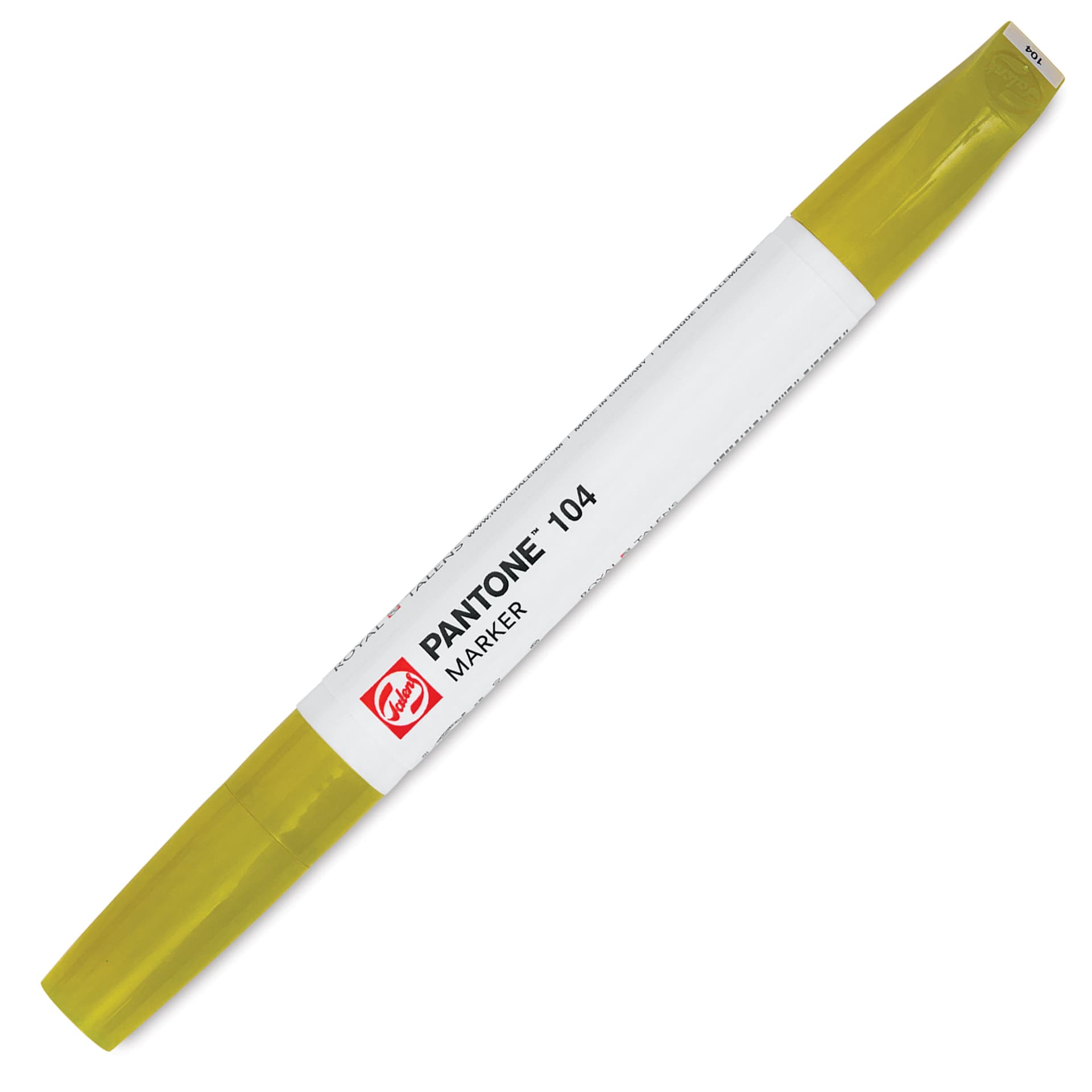 Pantone Dual Tip Marker - 104, marker with caps on