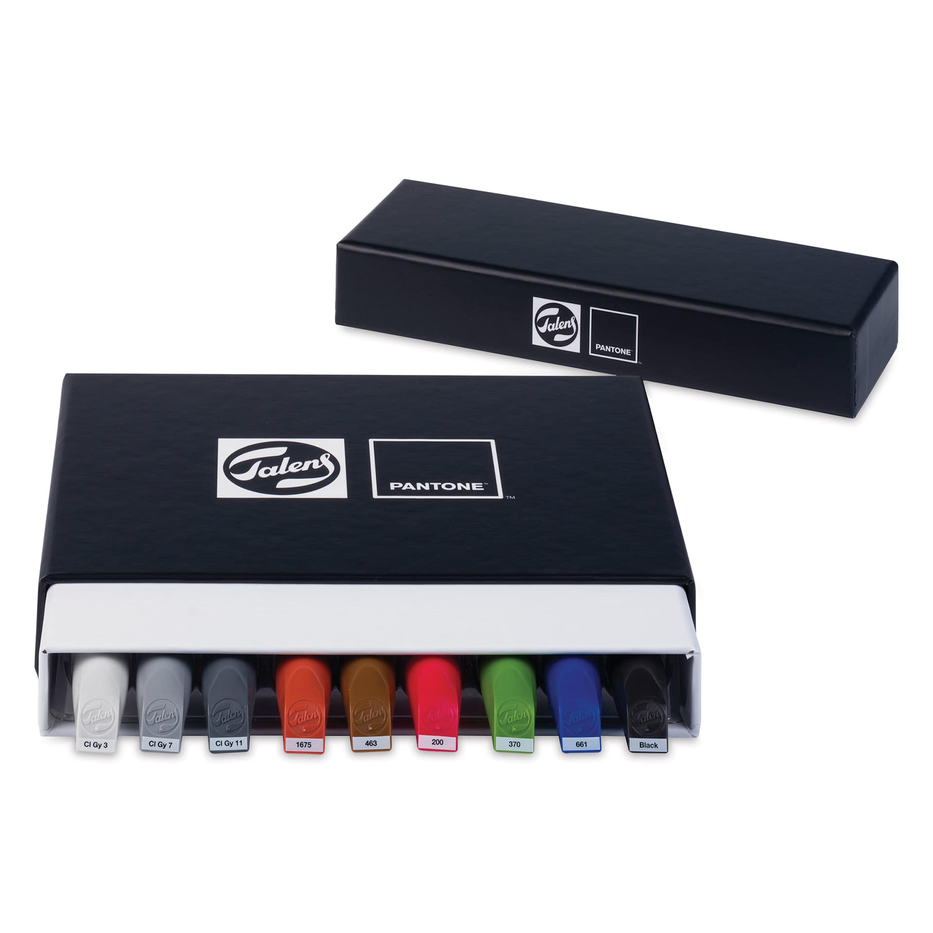 Pantone Dual Tip Markers - City, Set of 9, markers inside of the packaging