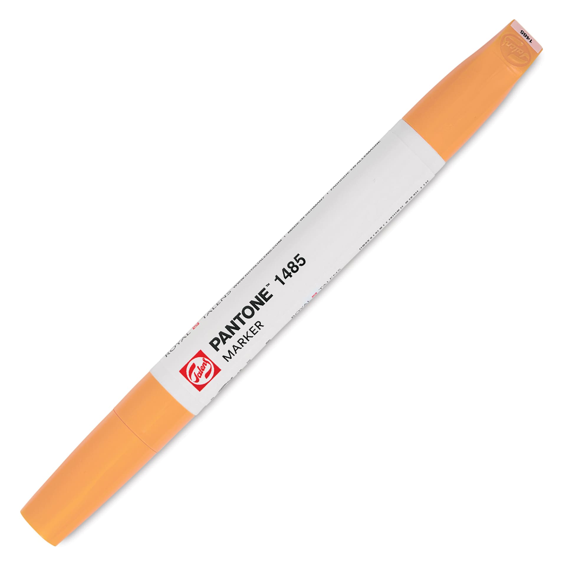 Pantone Dual Tip Marker - 1485, caps on