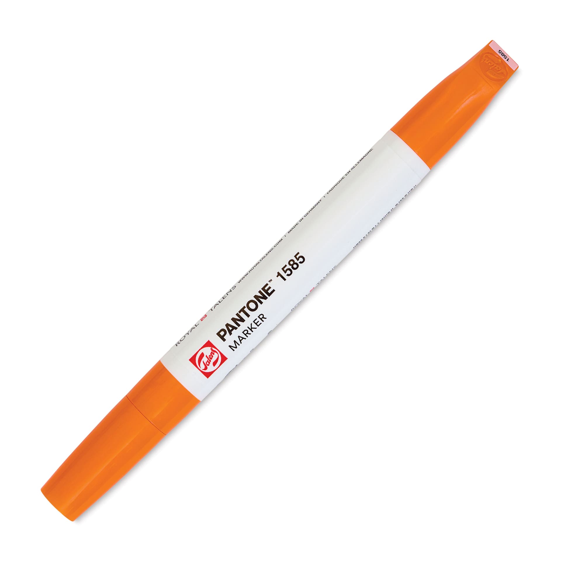 Pantone Dual Tip Marker - 1585, marker with caps on