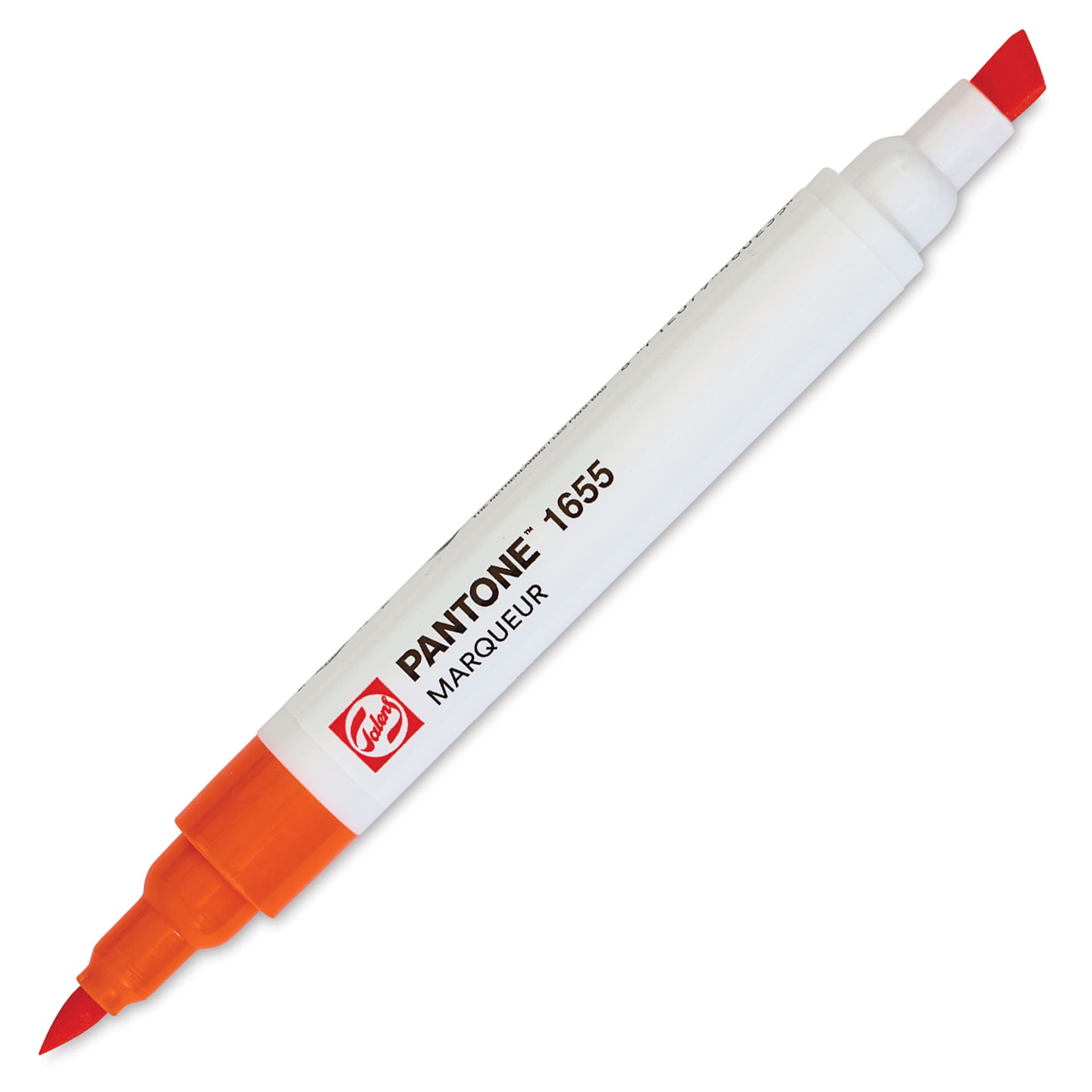 Pantone Dual Tip Marker - 1655, marker with caps off