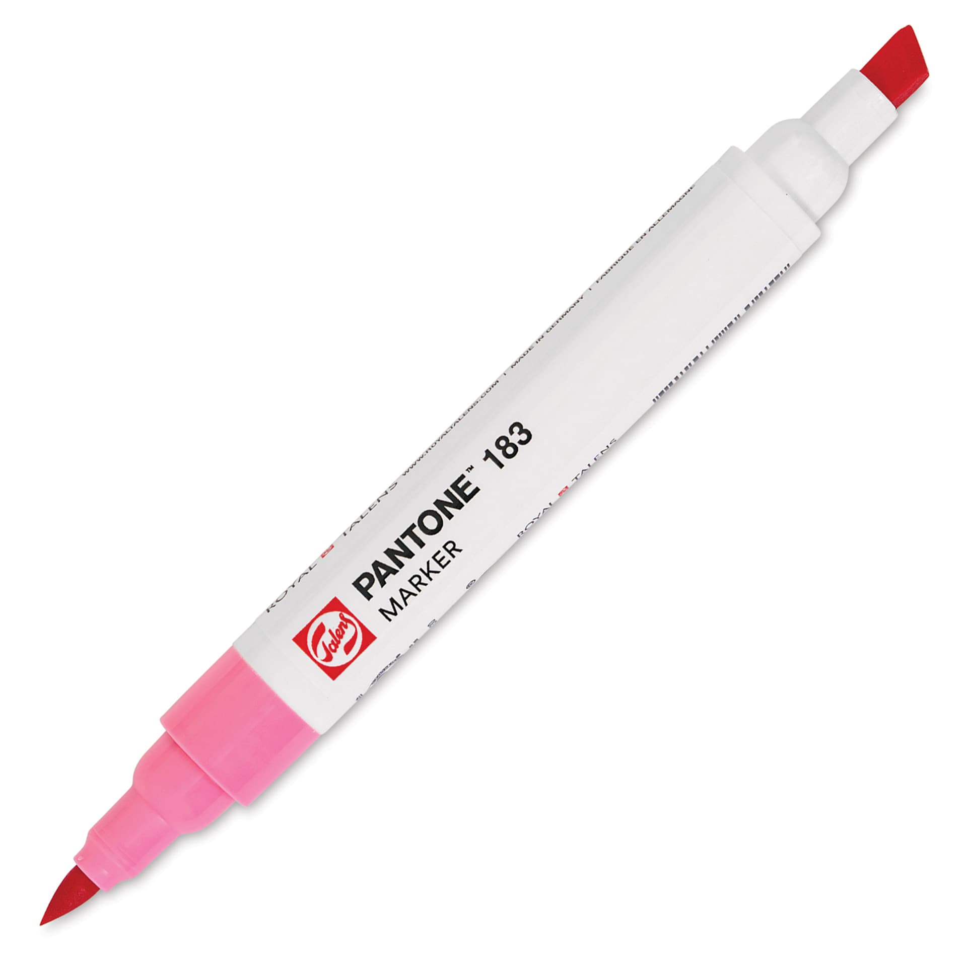 Pantone Dual Tip Marker - 183, marker with caps off
