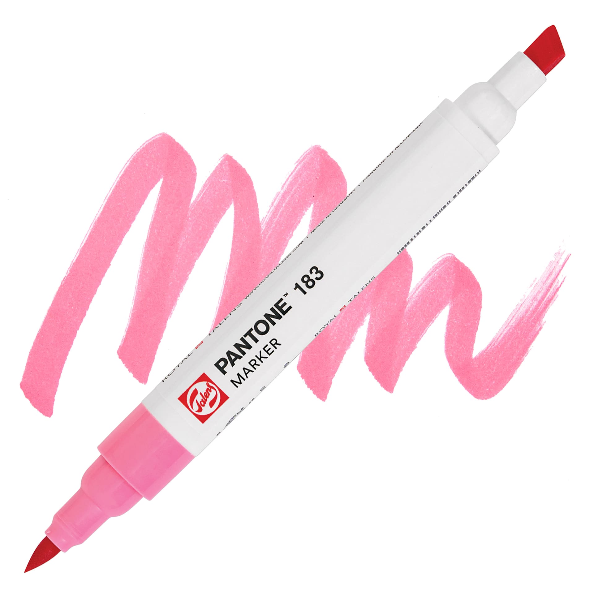 Pantone Dual Tip Marker - 183, swatch and marker