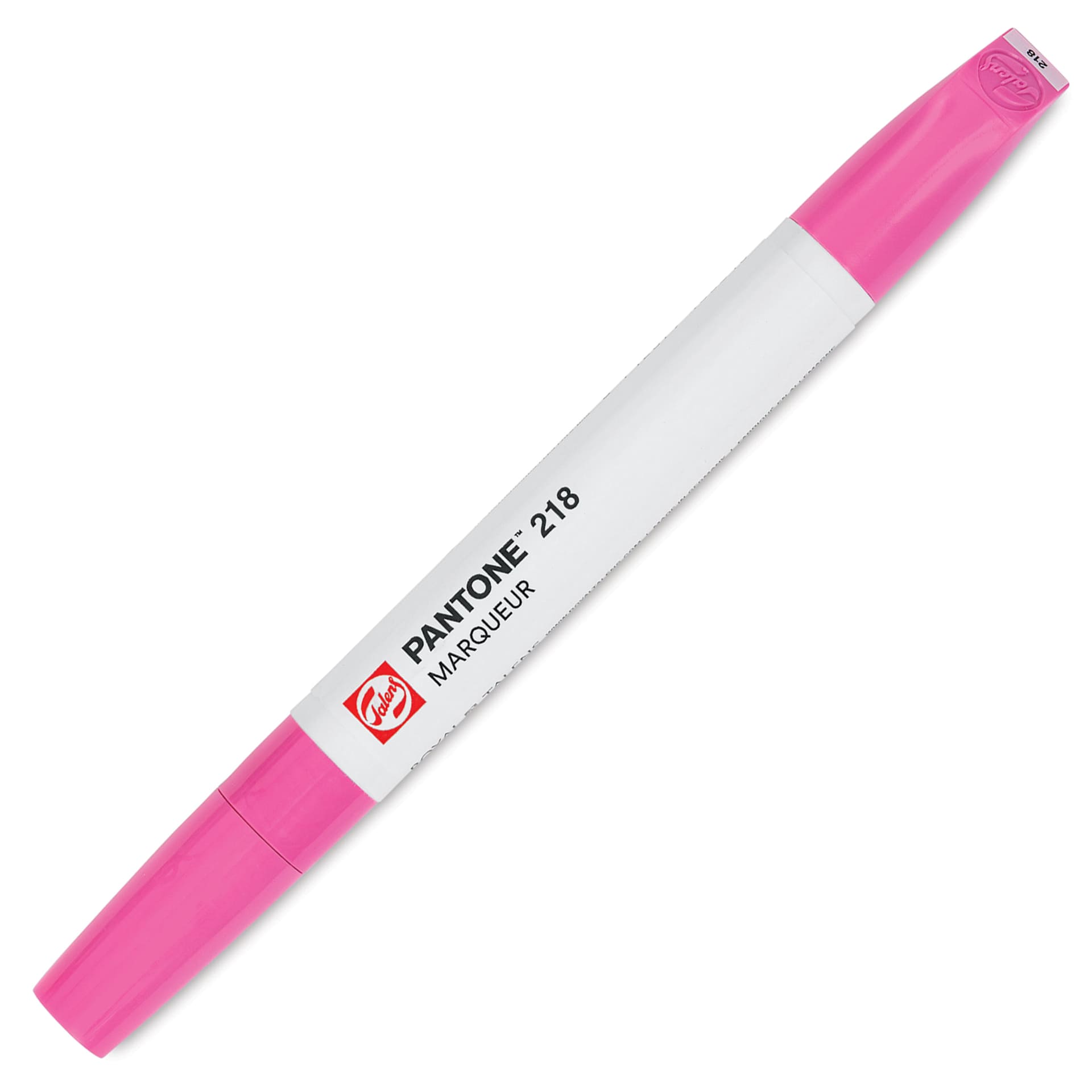 Pantone Dual Tip Marker - 218, marker with caps on