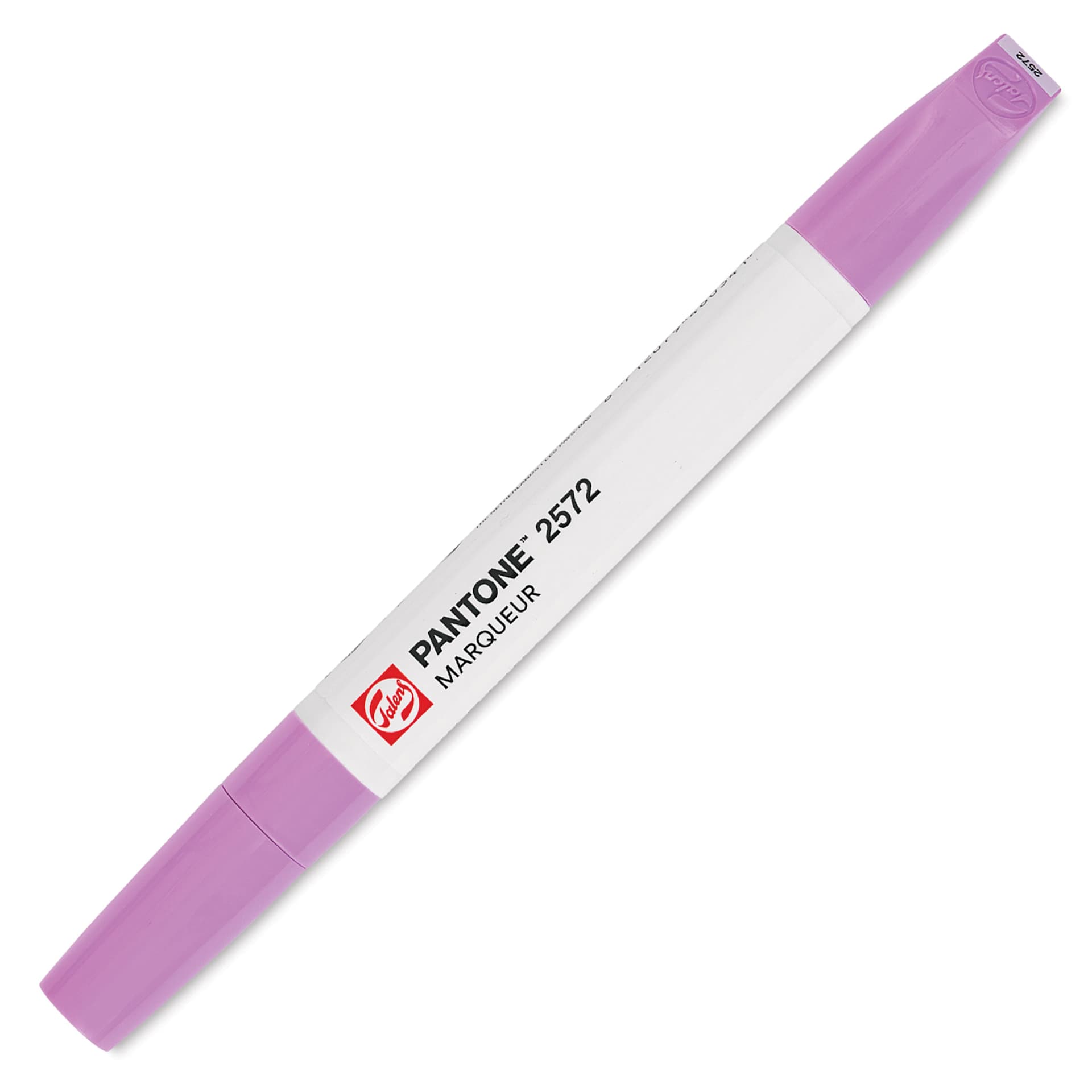Pantone Dual Tip Marker - 2572, caps on