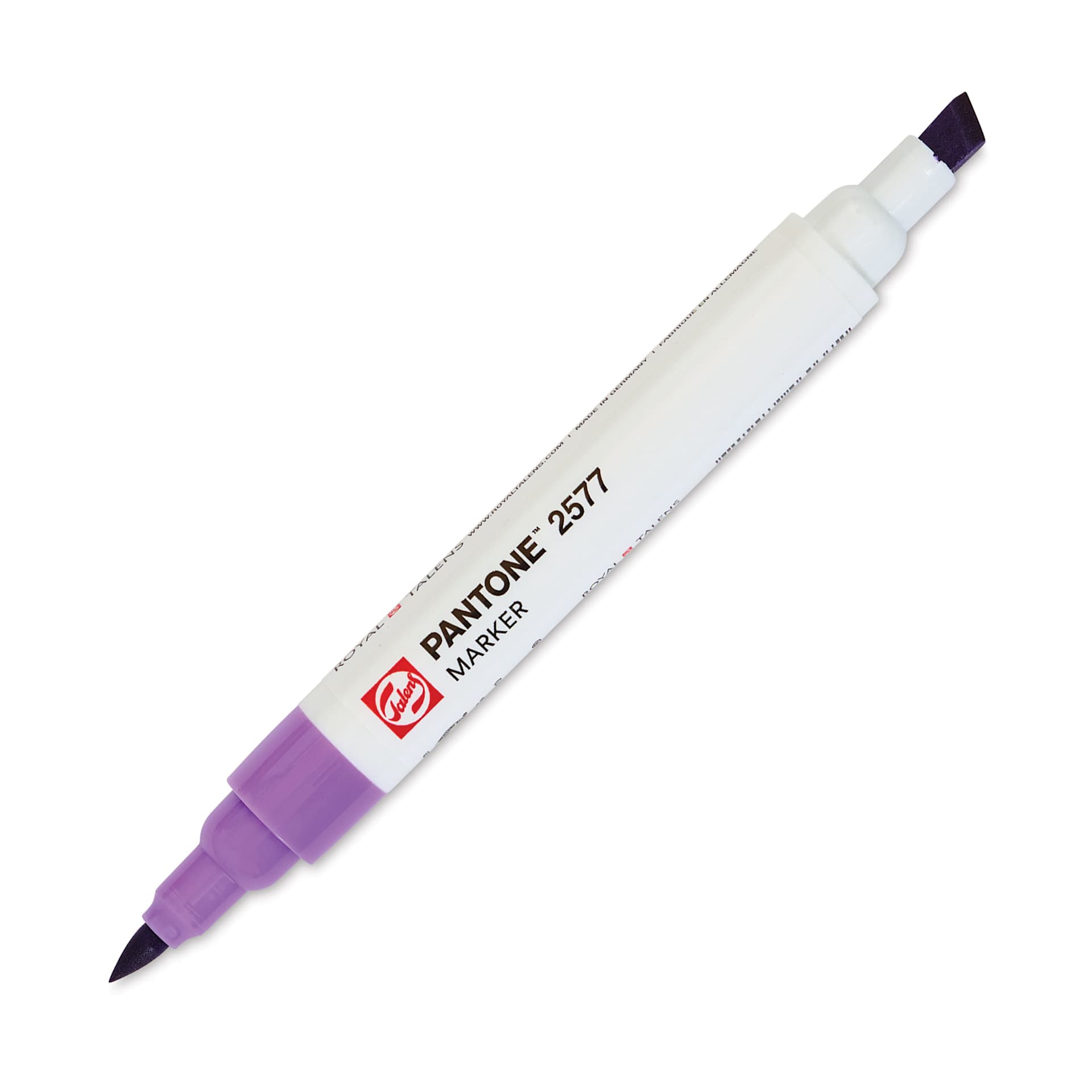 Pantone Dual Tip Marker - 2577, marker with caps off
