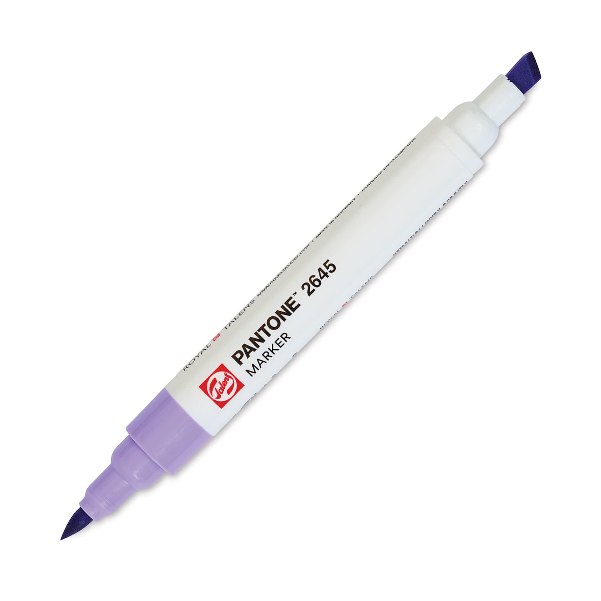 Pantone Dual Tip Marker - 2645, marker with caps off