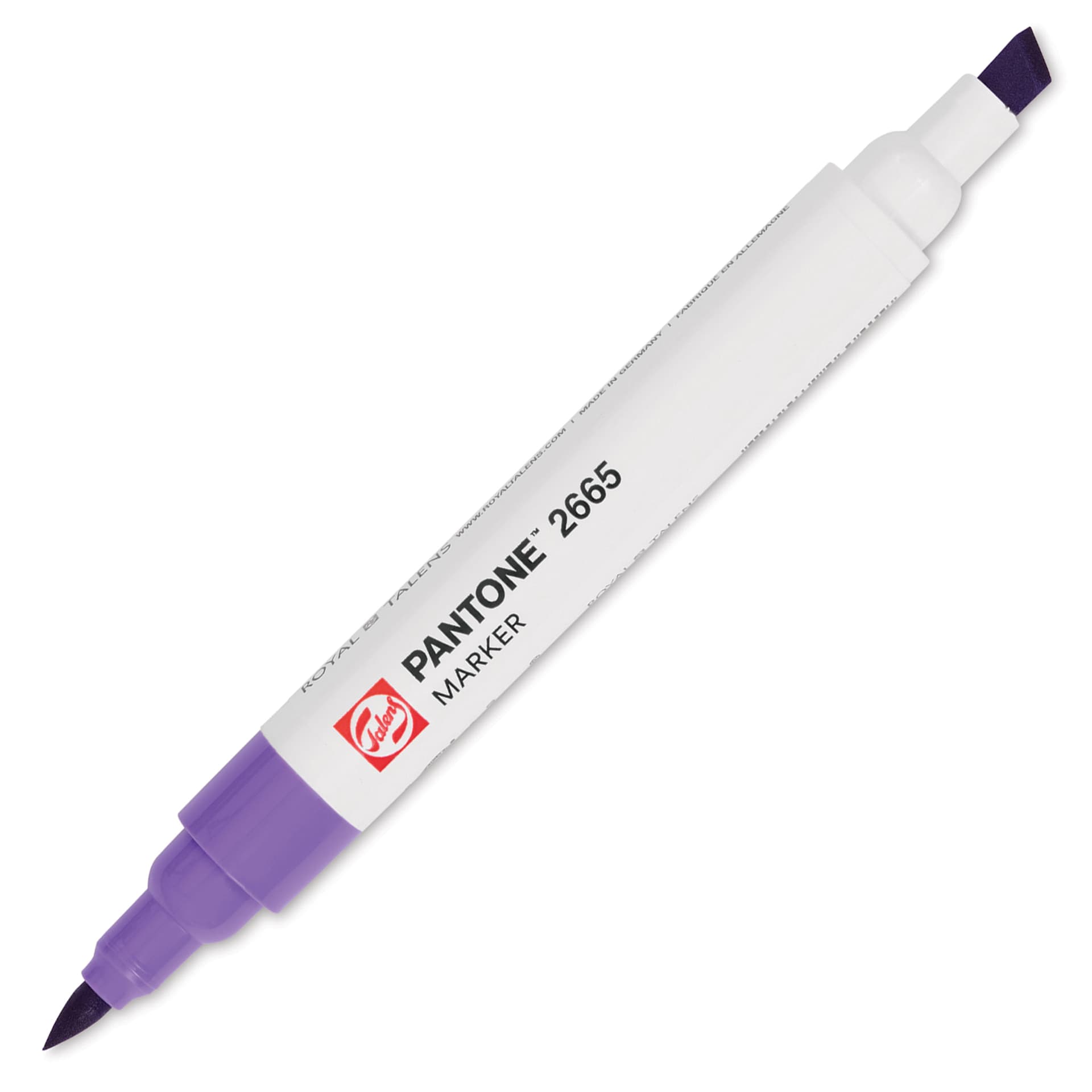 Pantone Dual Tip Marker - 2665, caps off