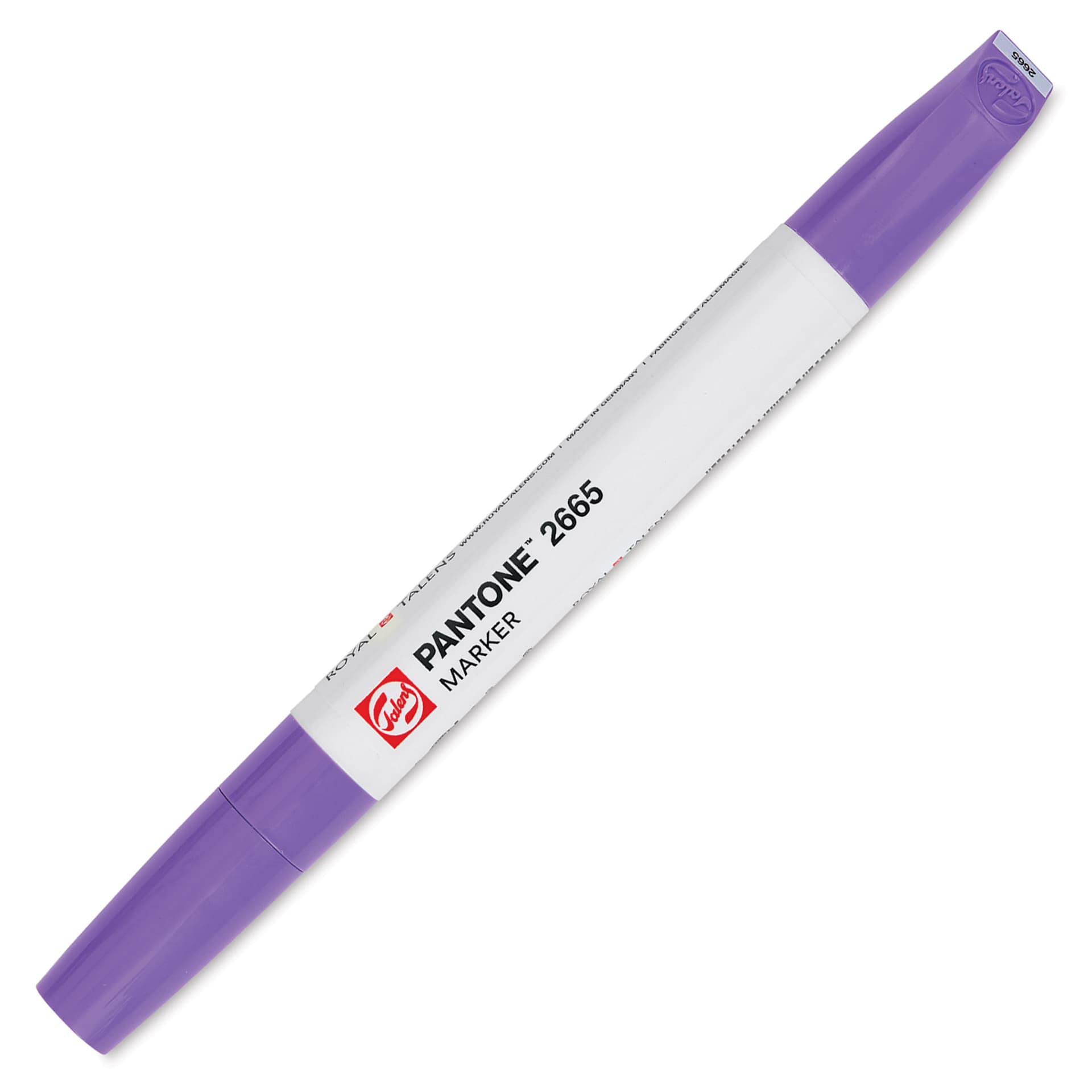 Pantone Dual Tip Marker - 2665, caps on