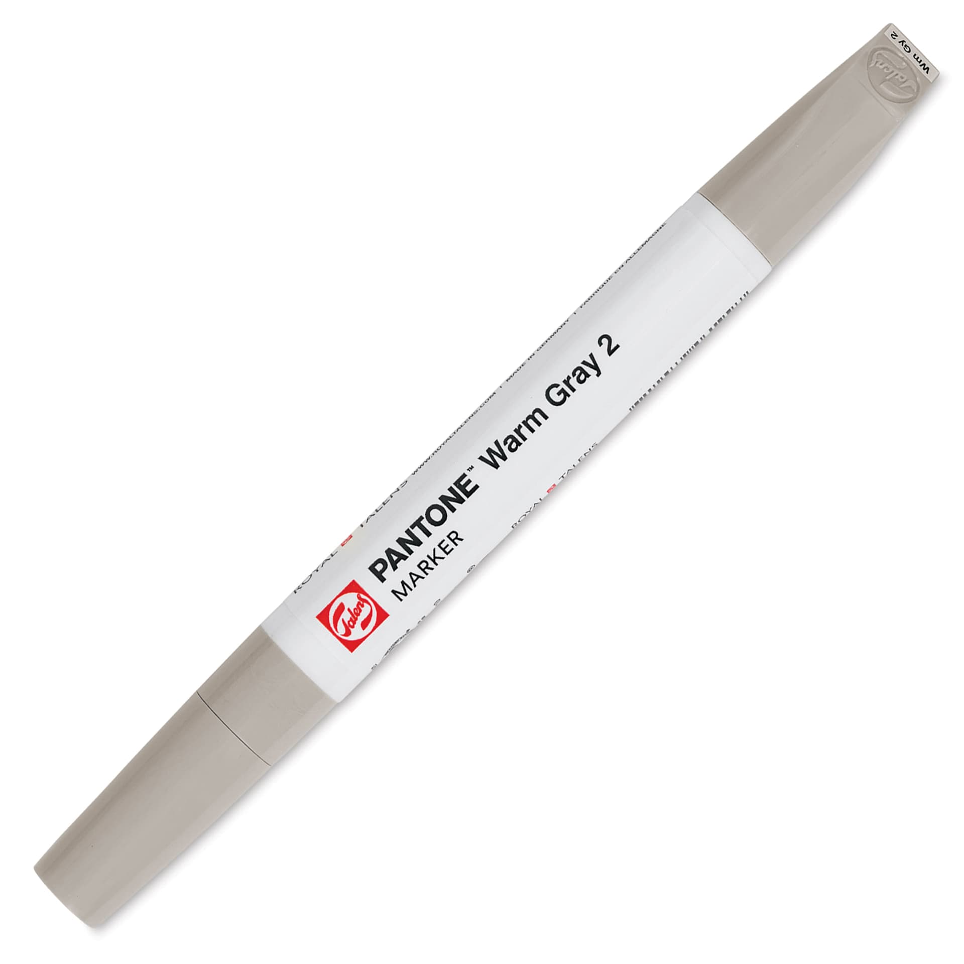 Pantone Dual Tip Marker - Warm Gray 2, caps on