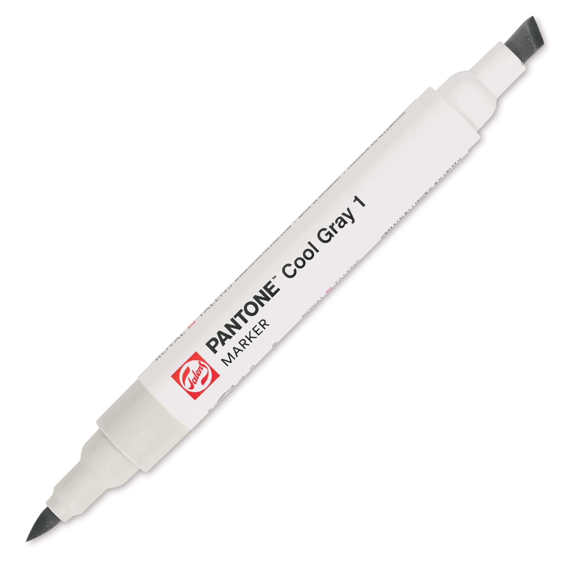 Pantone Dual Tip Marker - Cool Gray 1, caps off