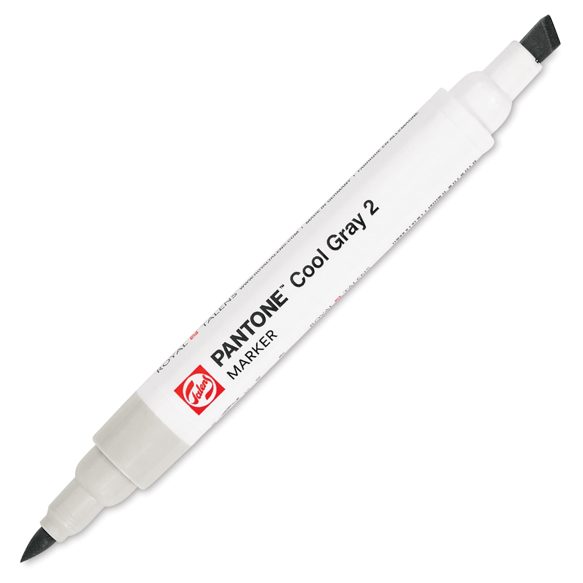 Pantone Dual Tip Marker - Cool Gray 2, caps off