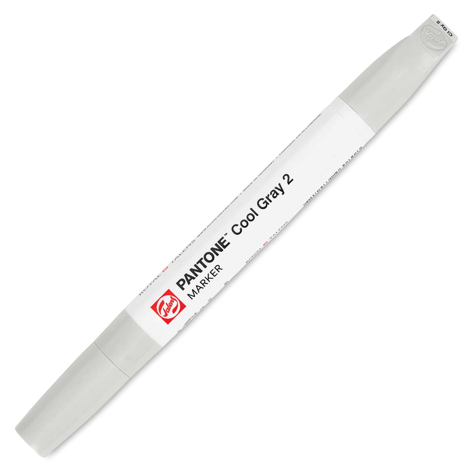 Pantone Dual Tip Marker - Cool Gray 2, caps on