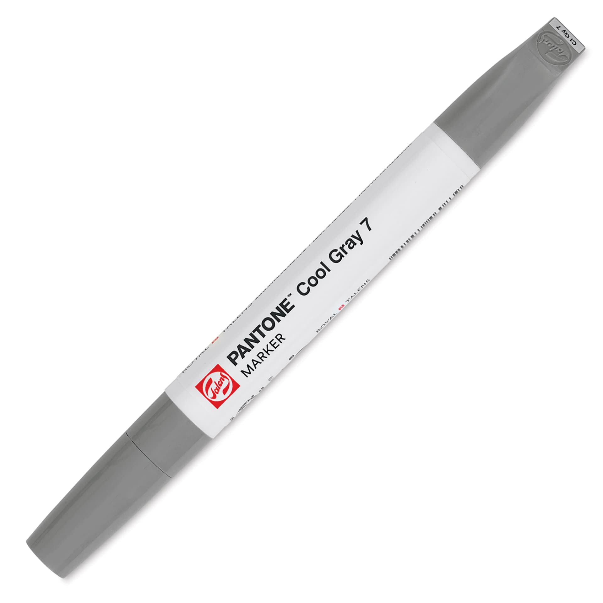 Pantone Dual Tip Marker - Cool Gray 7, caps on