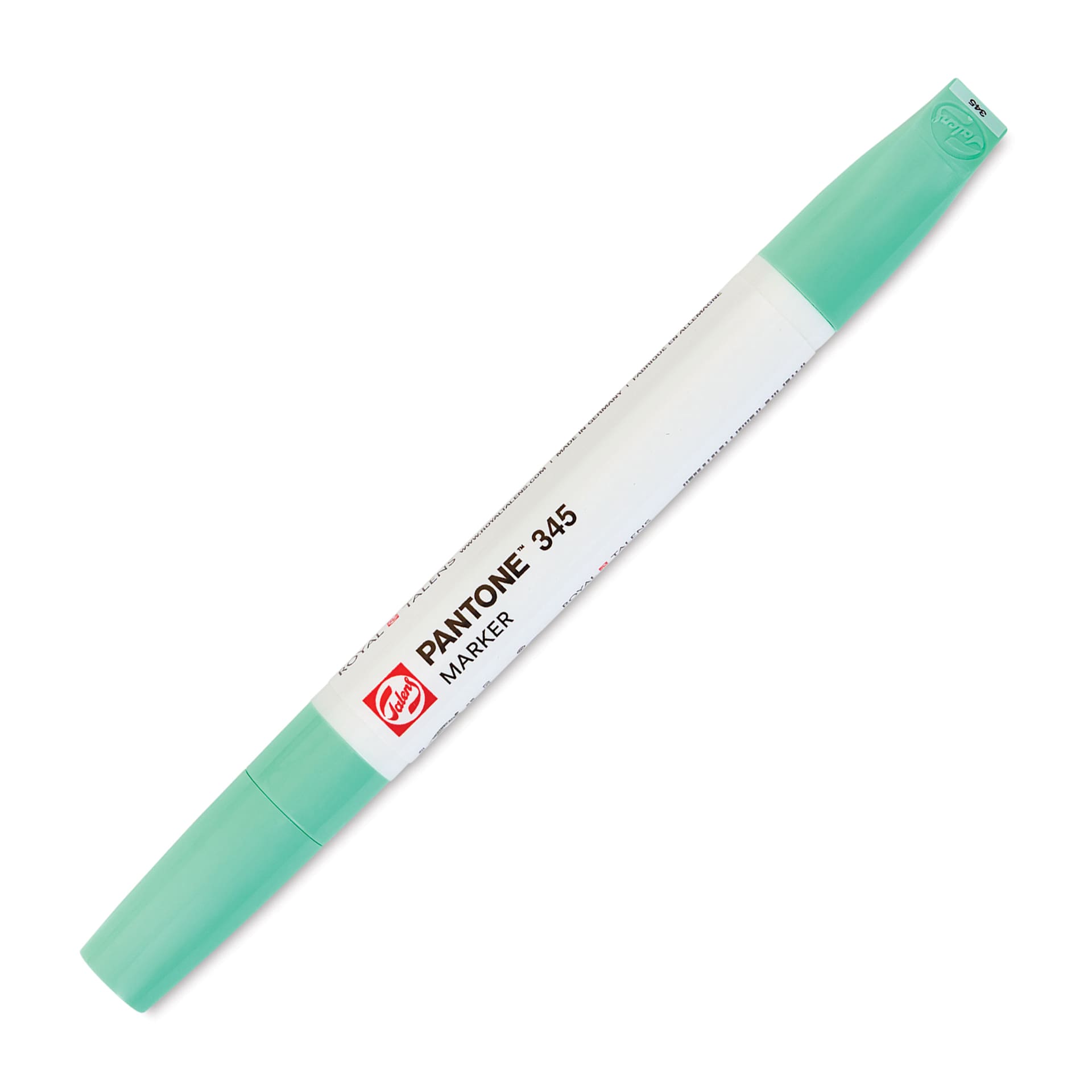 Pantone Dual Tip Marker - 345, marker with caps on