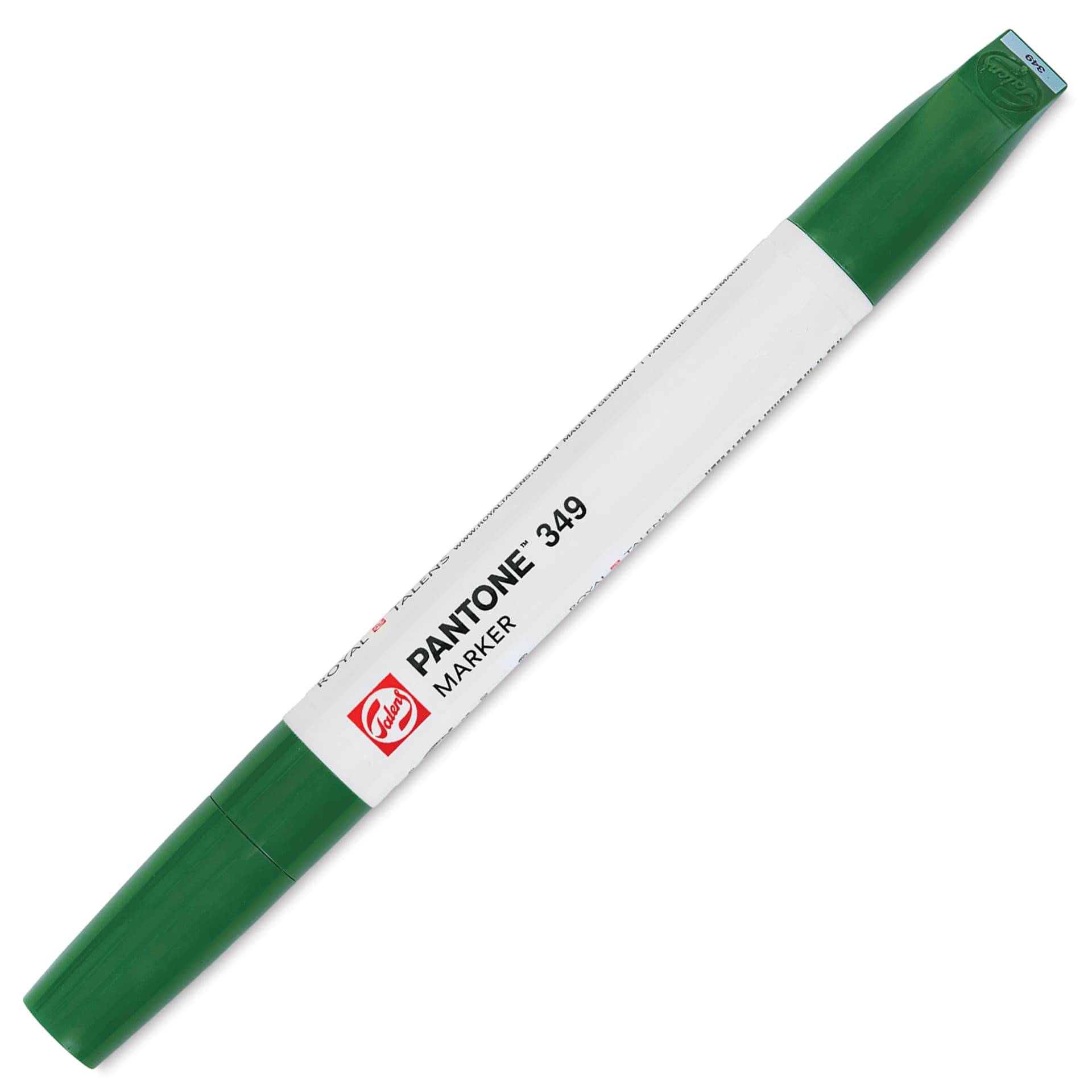 Pantone Dual Tip Marker - 349, caps on
