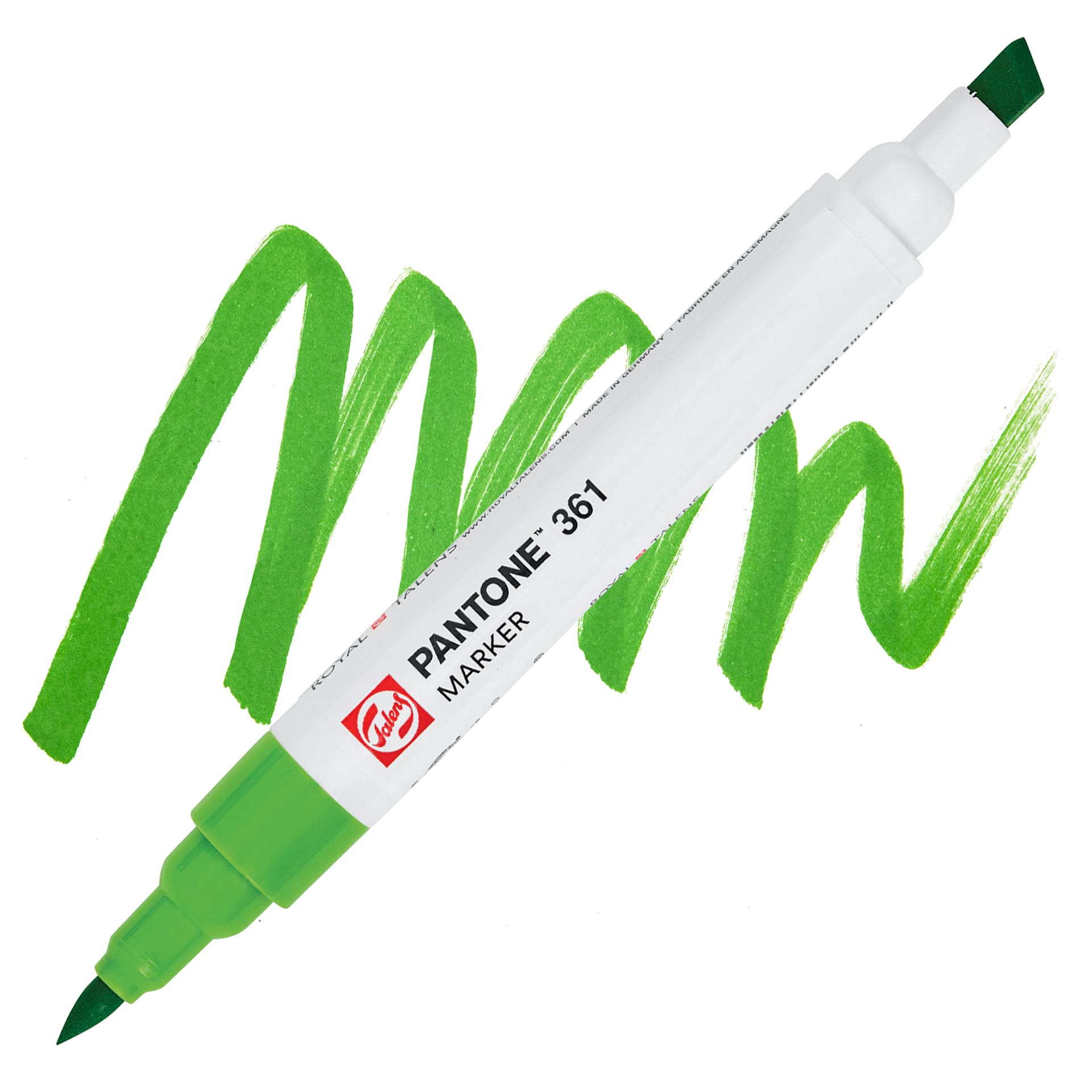 Pantone Dual Tip Marker - 361, swatch and marker