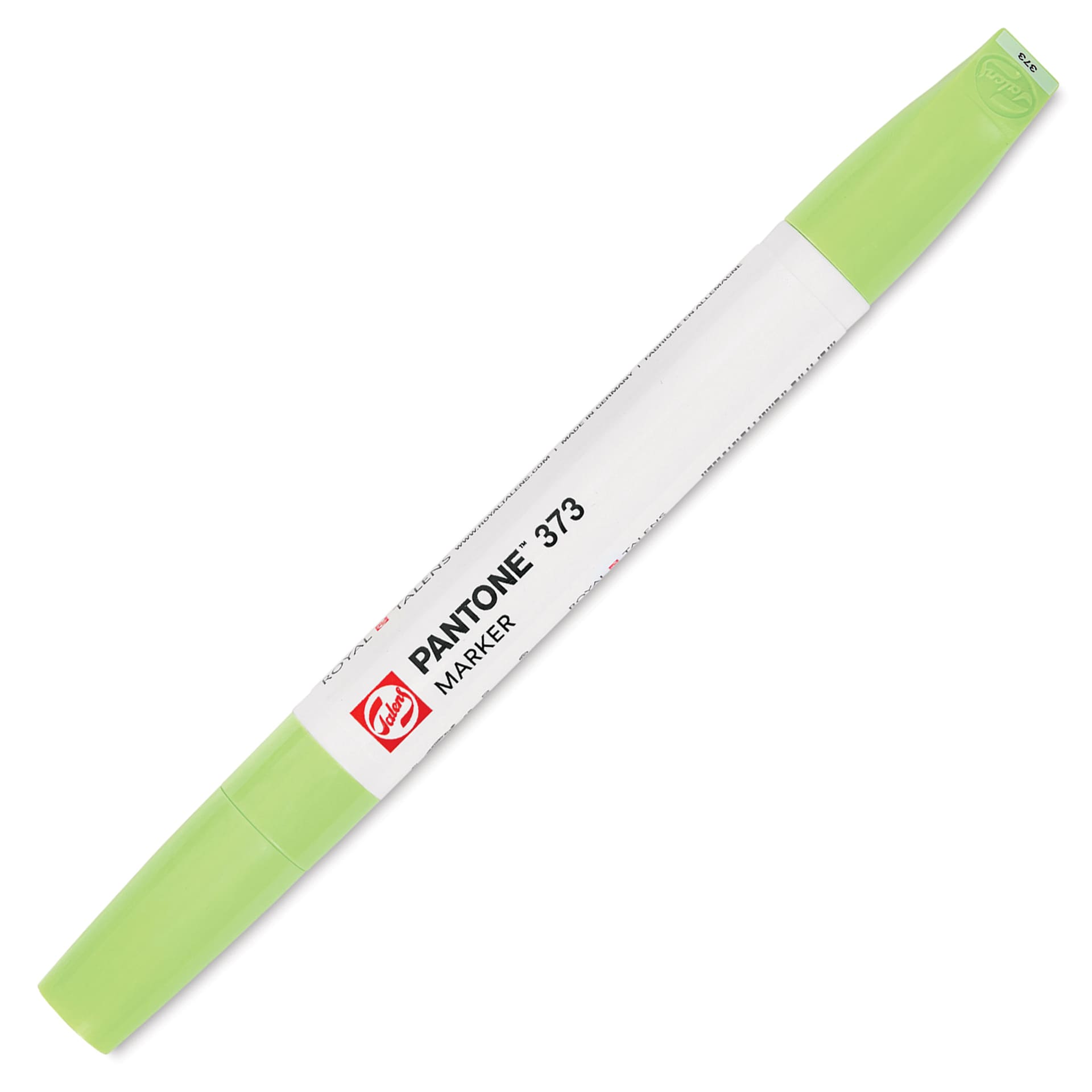Pantone Dual Tip Marker - 373, marker with caps on
