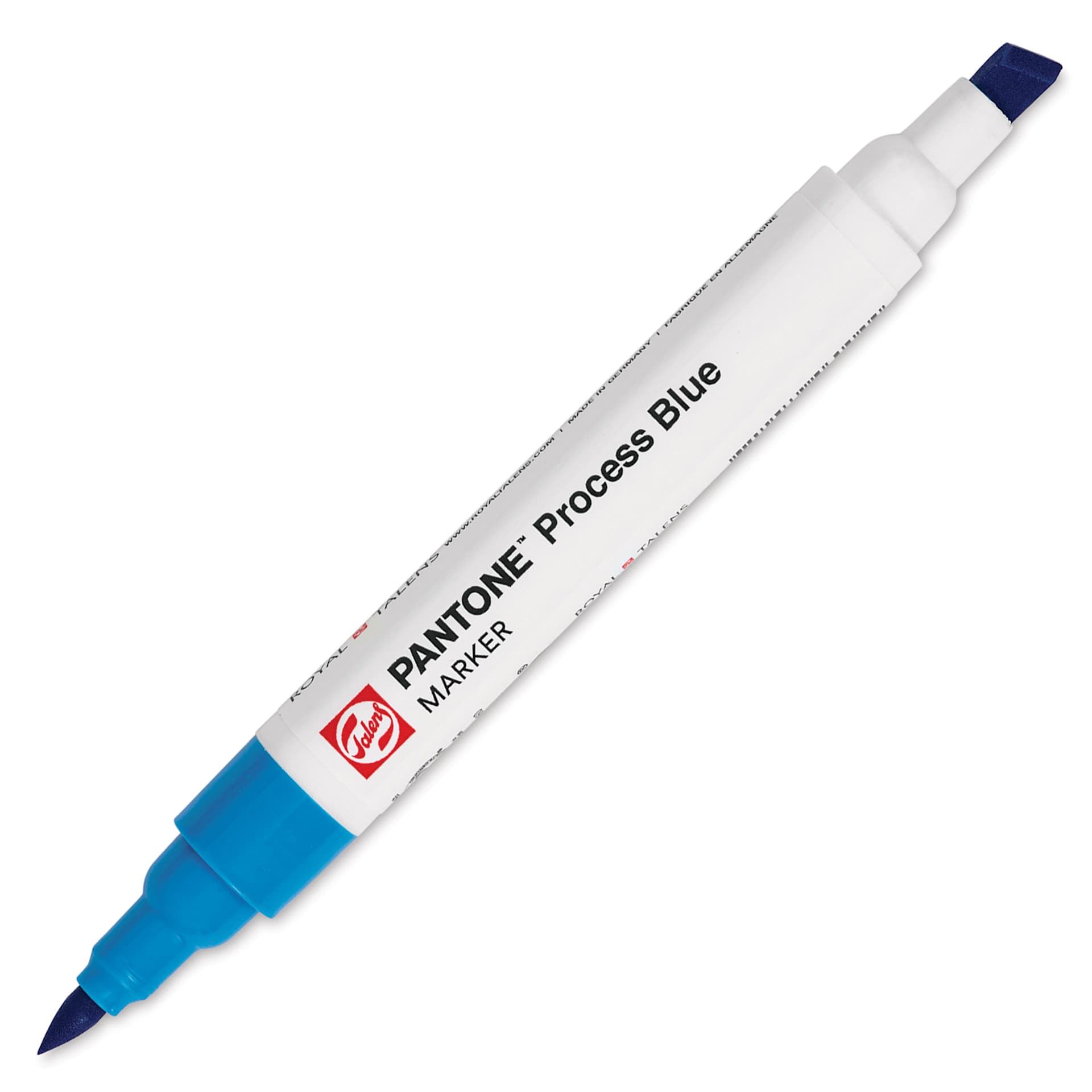 Pantone Dual Tip Marker - Process Blue, caps off