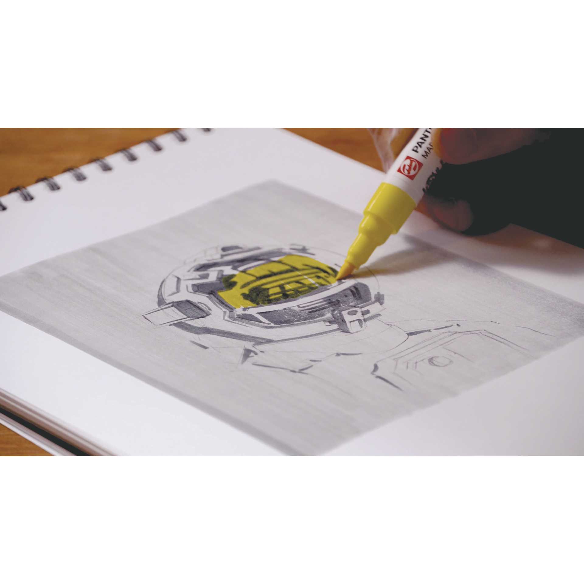Talens Pantone Dual Tip Markers and Sets, artwork