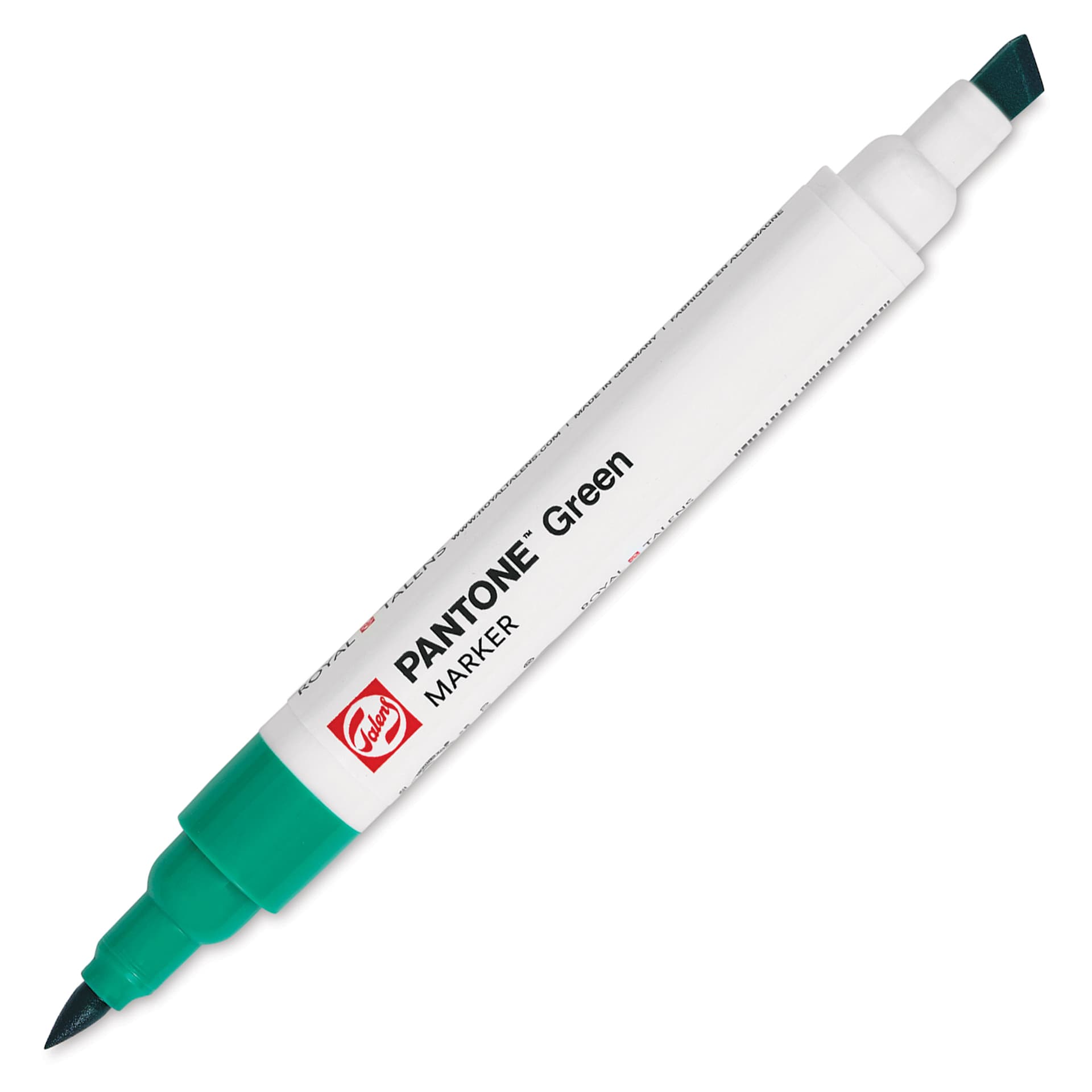 Pantone Dual Tip Marker - Green, caps off