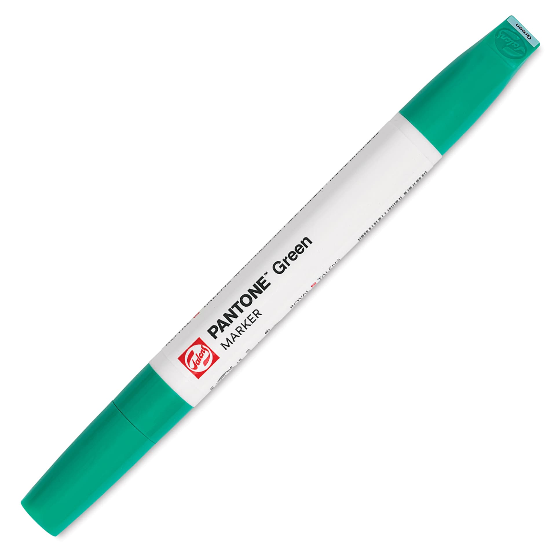 Pantone Dual Tip Marker - Green, caps on