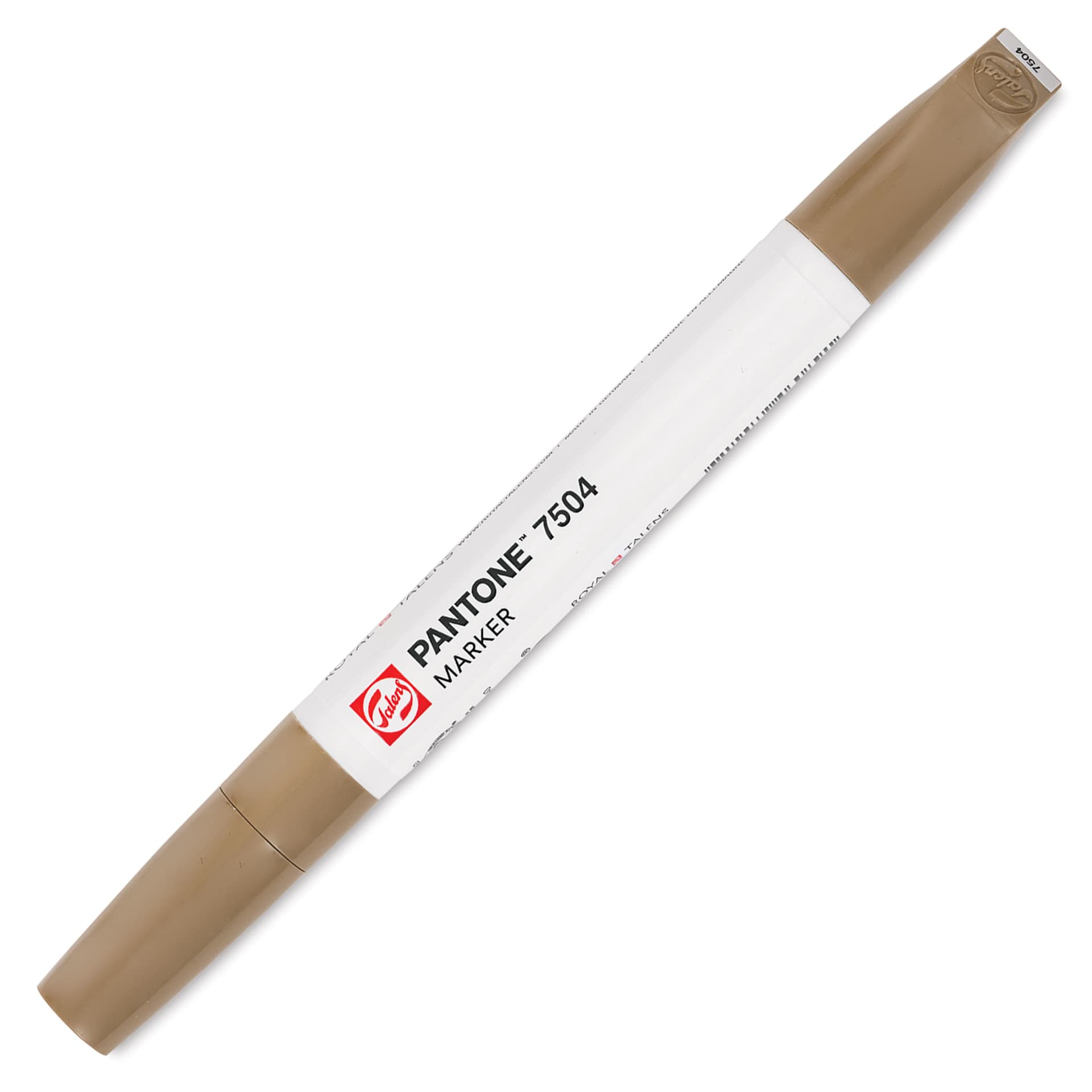Pantone Dual Tip Marker - 7504, caps on