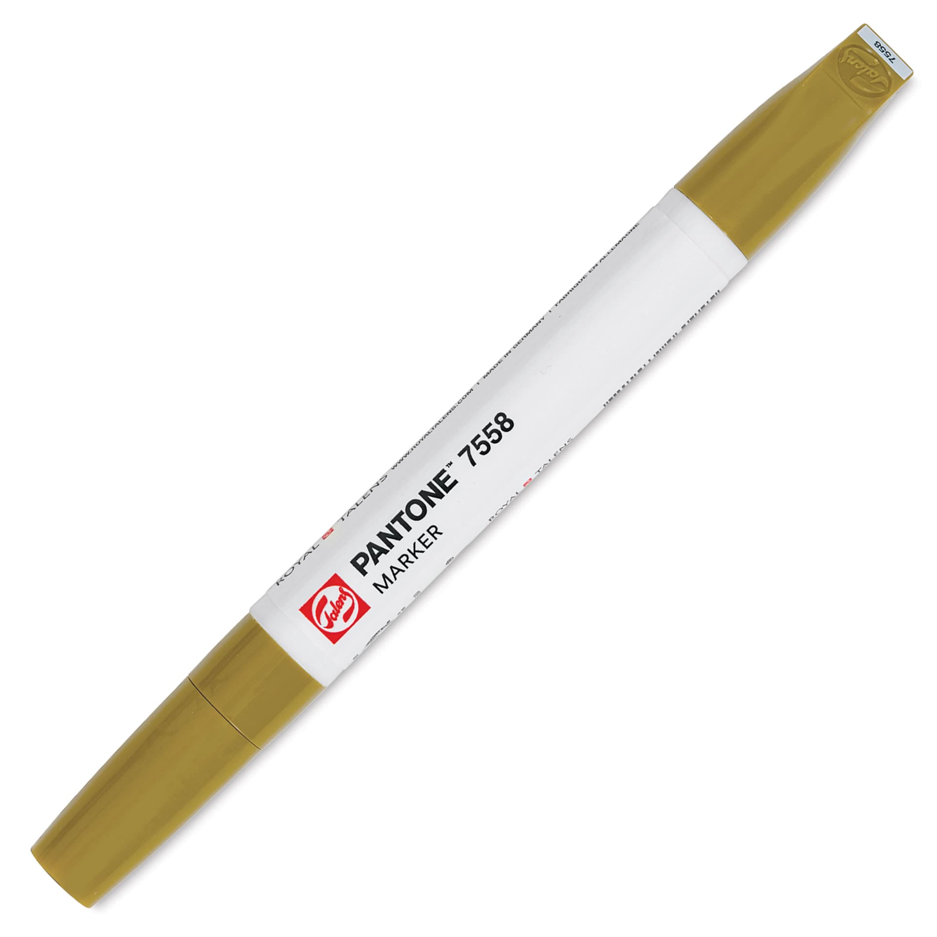 Pantone Dual Tip Marker - 7558, caps on